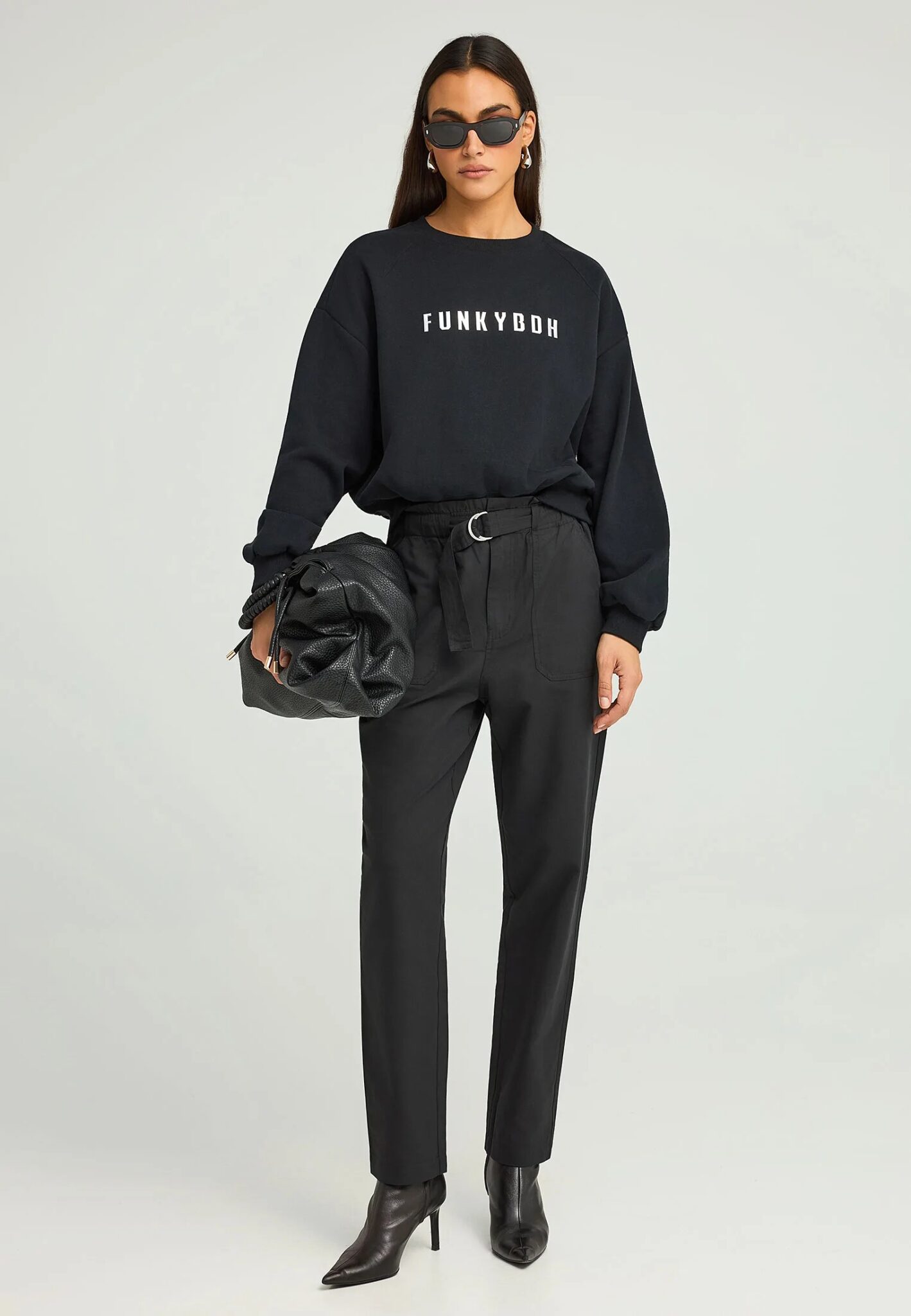 GUESS JEANS RACKET PIECED SWEAT ΦΟΥΤΕΡ ΓΥΝΑΙΚΕΙΟ | GREY