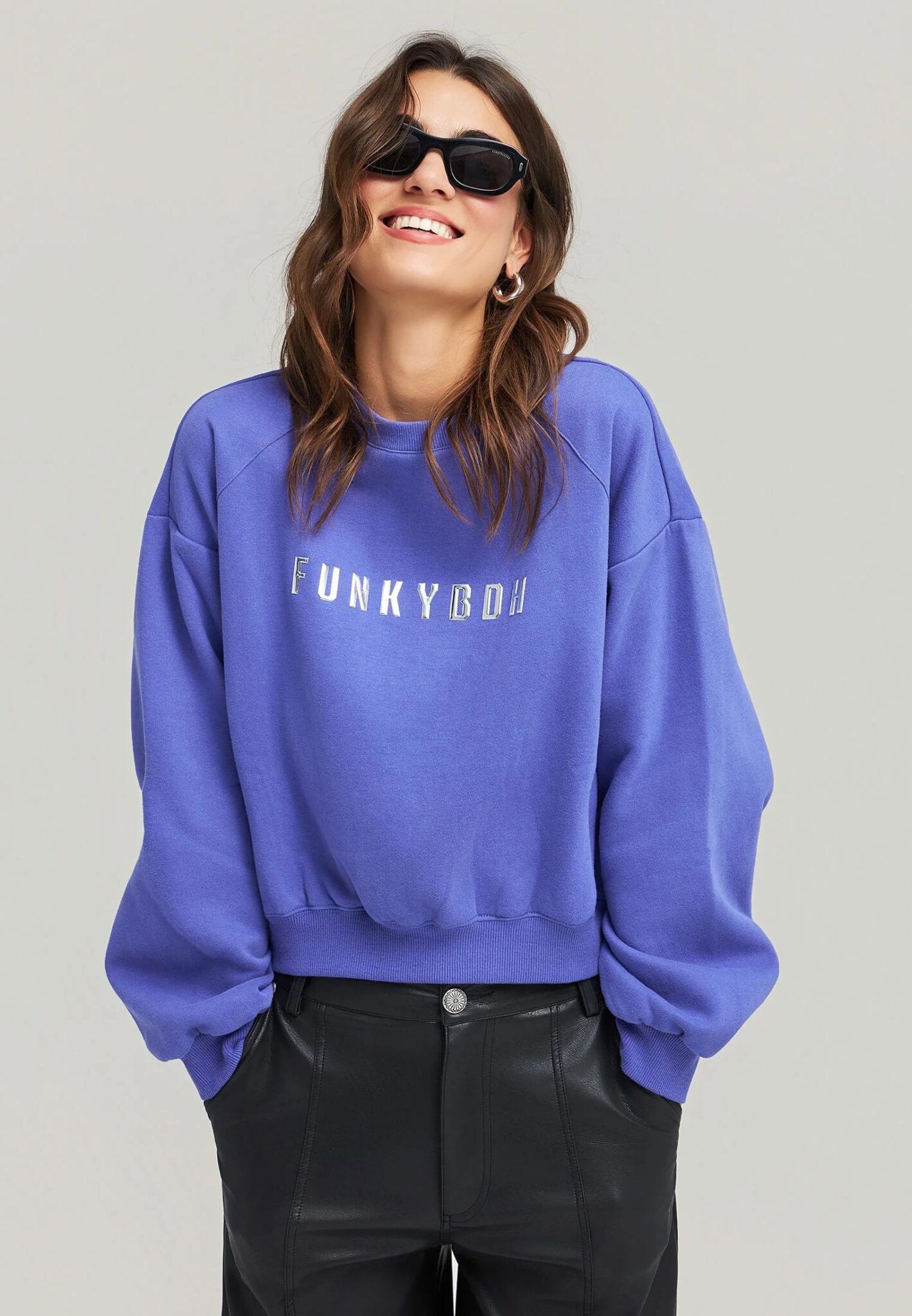 GUESS JEANS RACKET PIECED SWEAT ΦΟΥΤΕΡ ΓΥΝΑΙΚΕΙΟ | GREY