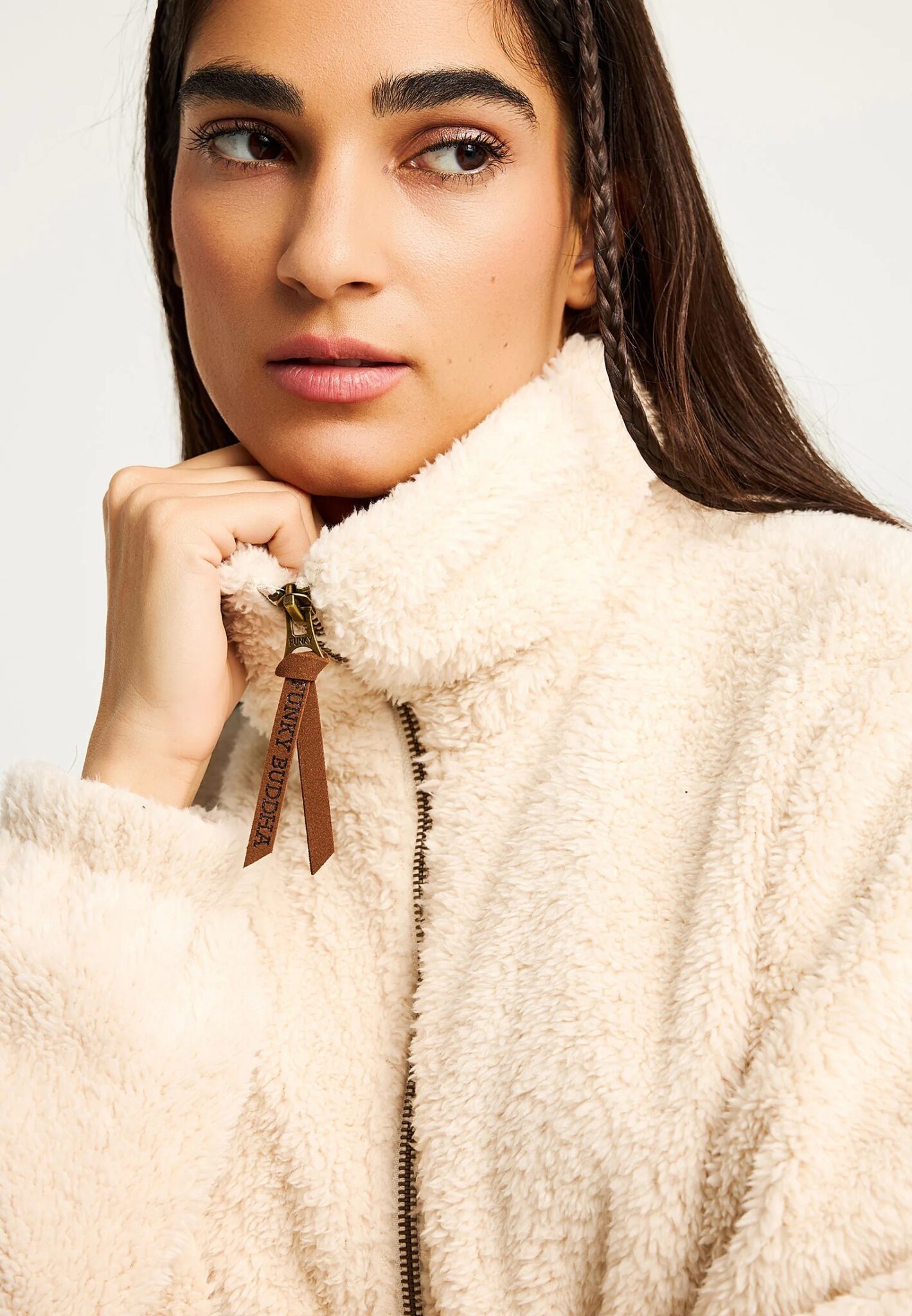 FUNKY BUDDHA ΓΥΝΑΙΚΕΊΑ ΖΑΚΈΤΑ ΦΟΎΤΕΡ | OFF WHITE FUNKY BUDDHA ΓΥΝΑΙΚΕΊΑ ΖΑΚΈΤΑ ΦΟΎΤΕΡ | OFF WHITE