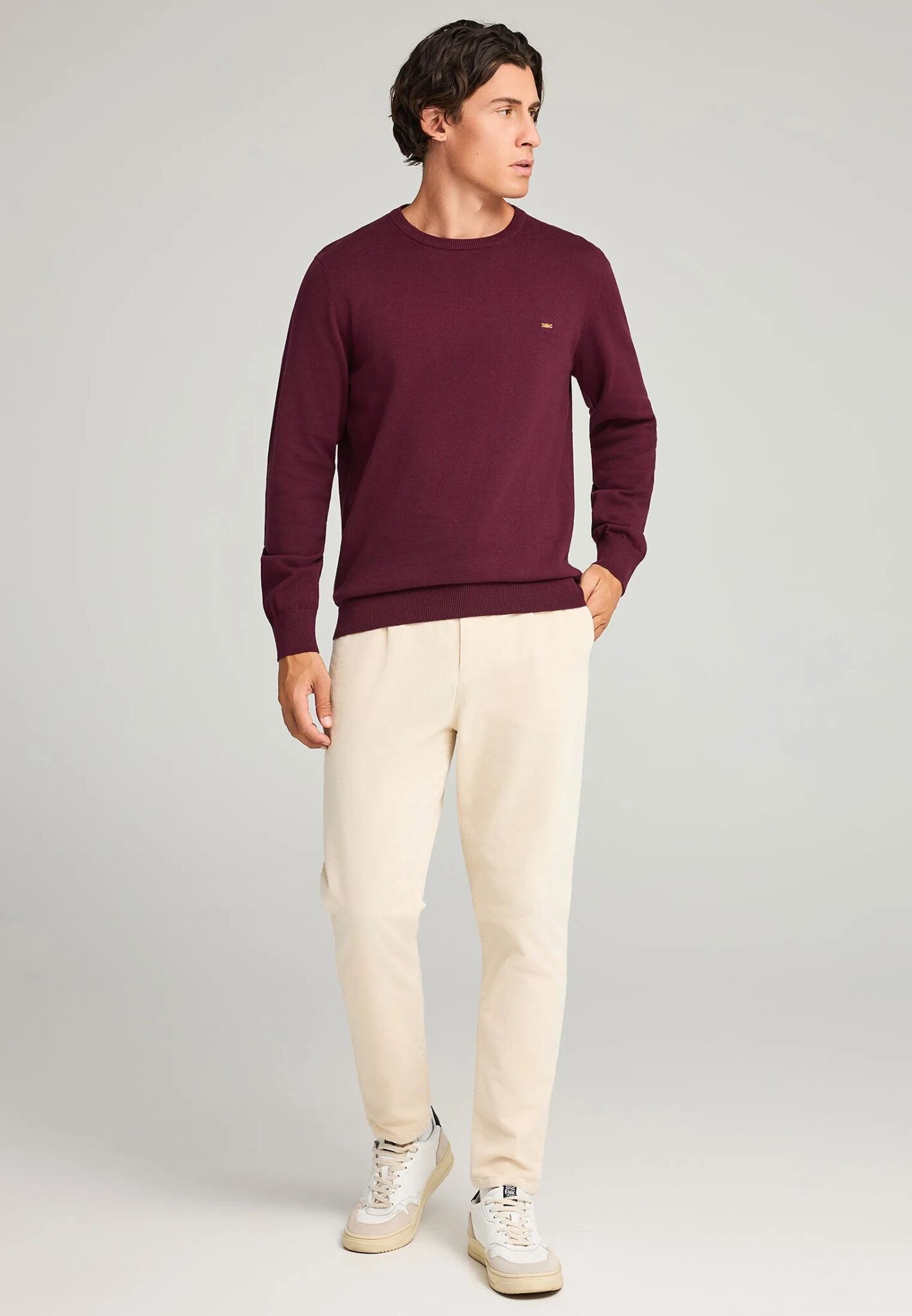 FUNKY BUDDHA ΑΝΔΡΙΚΌ ΠΛΕΚΤΌ ΜΕ ΛΑΙΜΌΚΟΨΗ | BEIGE