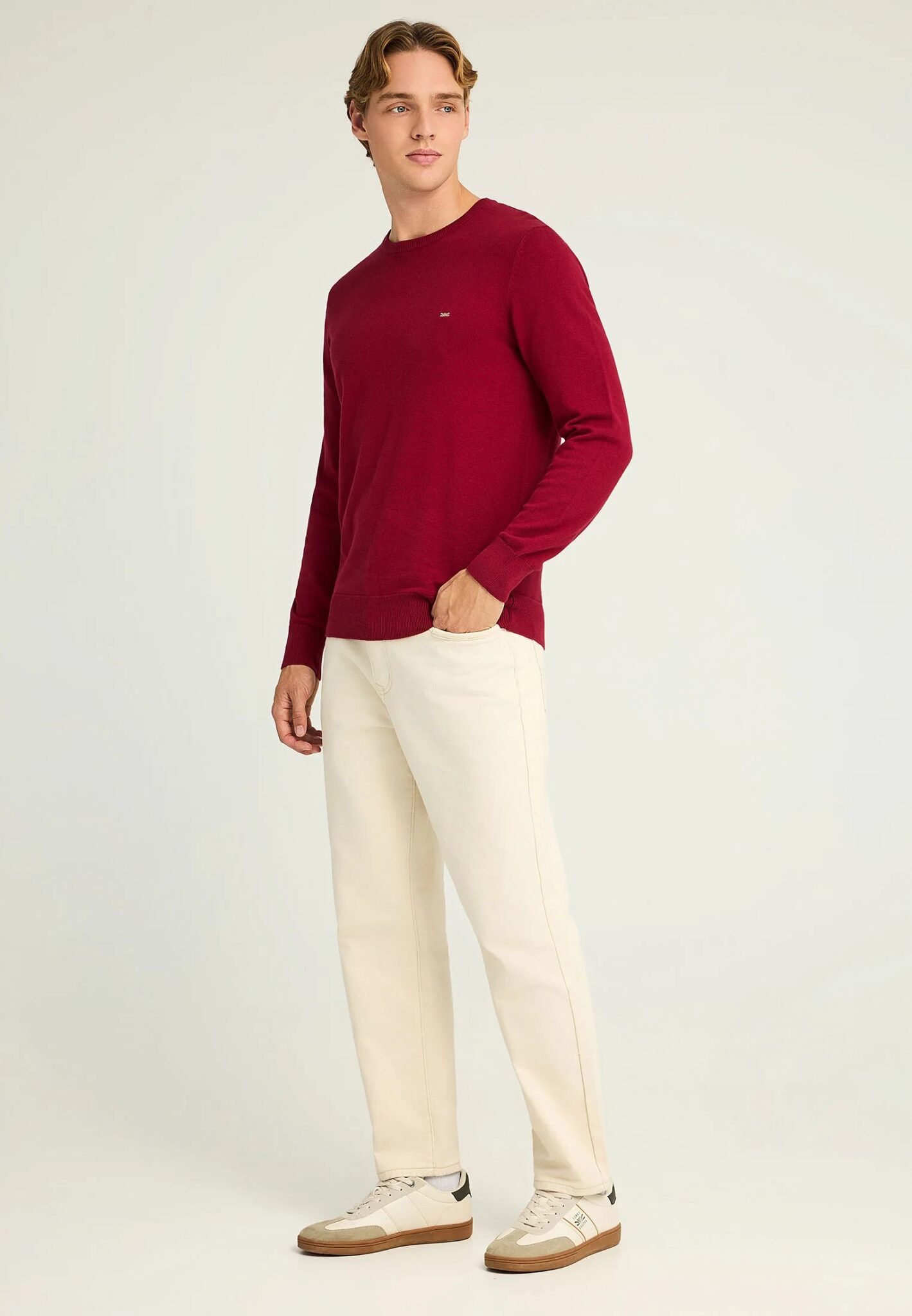 FUNKY BUDDHA ΑΝΔΡΙΚΌ ΠΛΕΚΤΌ ΜΕ ΛΑΙΜΌΚΟΨΗ | BEIGE