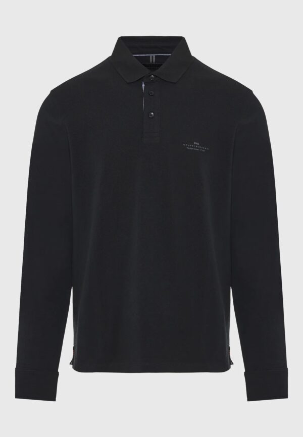 FUNKY BUDDHA ΑΝΔΡΙΚΉ ΜΠΛΟΎΖΑ ΠΌΛΟ ΜΕ ΜΑΚΡΎ ΜΑΝΊΚΙ | BLACK FUNKY BUDDHA ΑΝΔΡΙΚΉ ΜΠΛΟΎΖΑ ΠΌΛΟ ΜΕ ΜΑΚΡΎ ΜΑΝΊΚΙ | BLACK