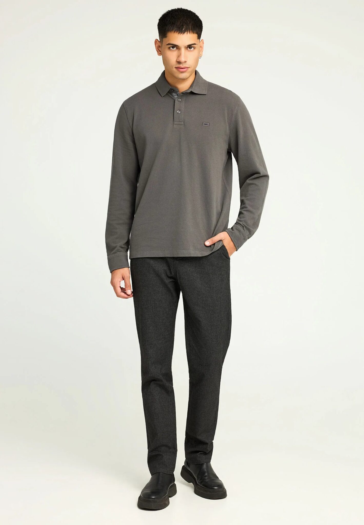 FUNKY BUDDHA ΑΝΔΡΙΚΌ ΠΛΕΚΤΌ ΜΕ ΦΕΡΜΟΥΆΡ | BLACK