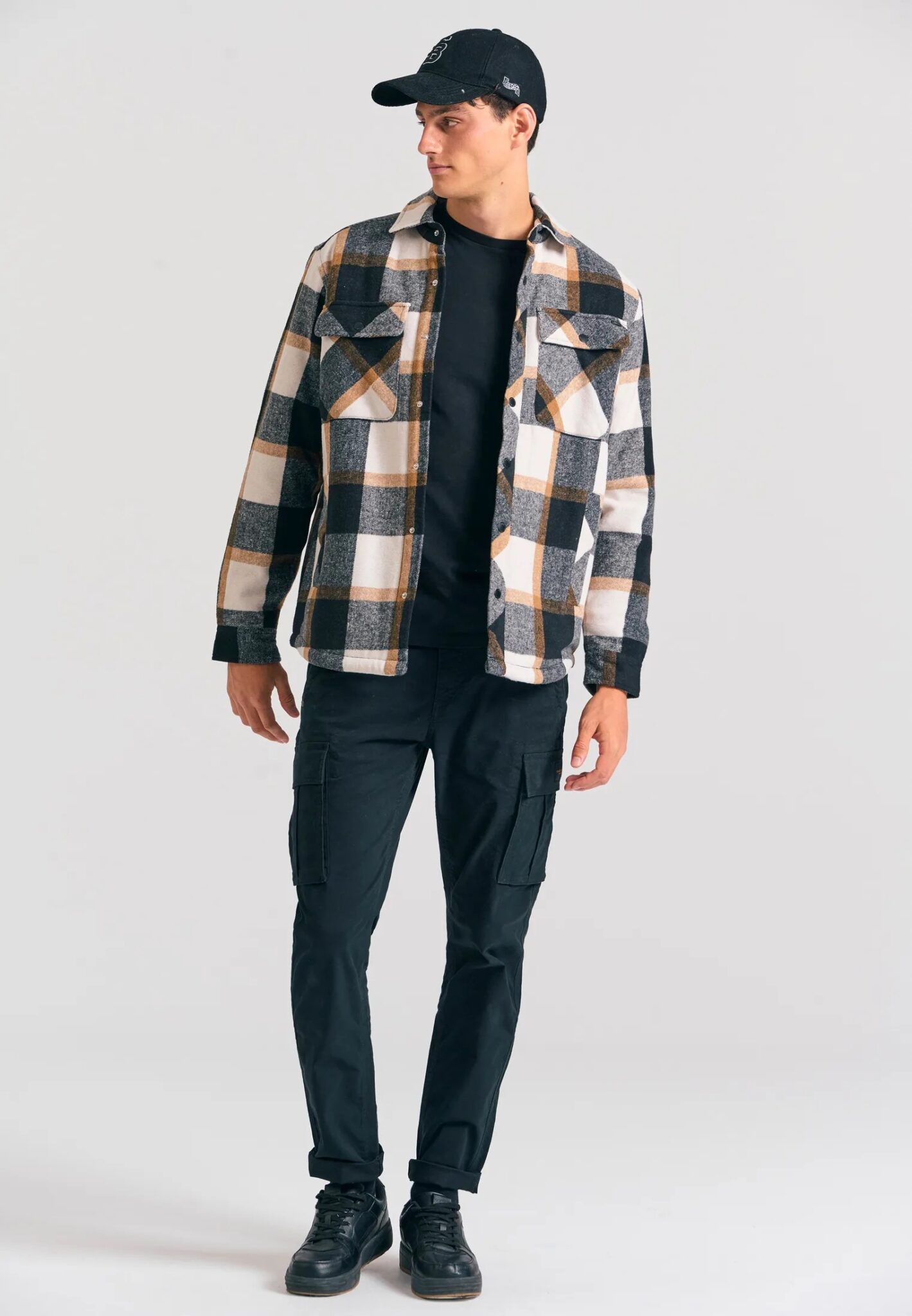 FUNKY BUDDHA ΑΝΔΡΙΚΌ ΠΛΕΚΤΌ ΜΕ ΦΕΡΜΟΥΆΡ | BLACK