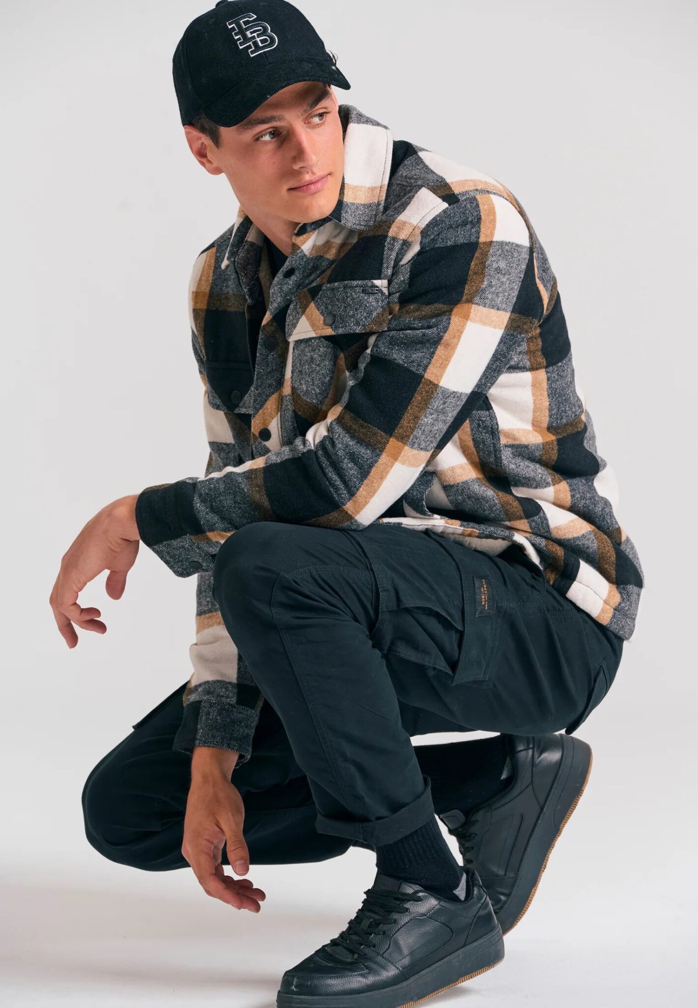 FUNKY BUDDHA ΑΝΔΡΙΚΌ ΠΑΝΤΕΛΌΝΙ CARGO | BLACK FUNKY BUDDHA ΑΝΔΡΙΚΌ ΠΑΝΤΕΛΌΝΙ CARGO | BLACK