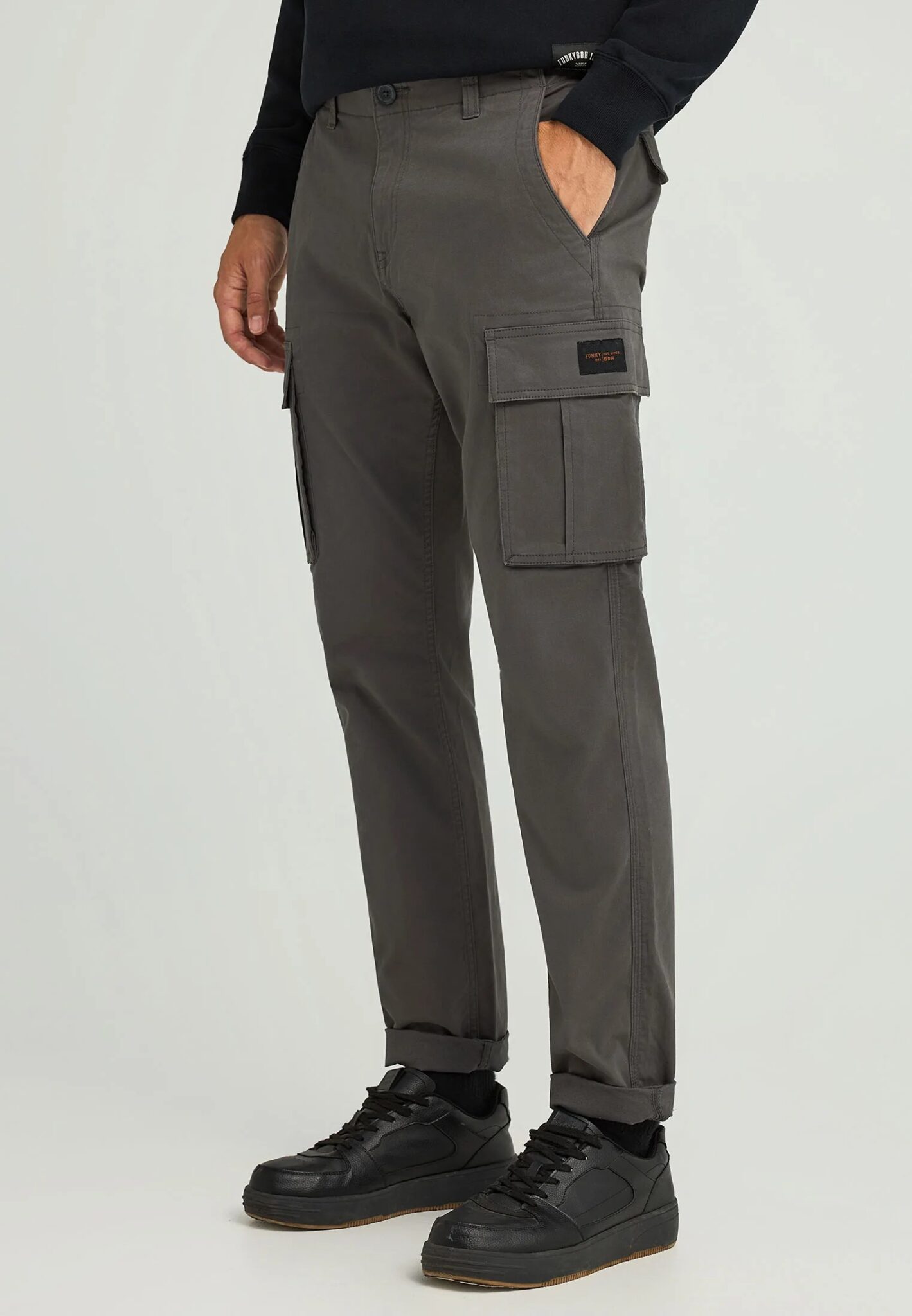 FUNKY BUDDHA ΑΝΔΡΙΚΌ ΠΛΕΚΤΌ ΜΕ ΦΕΡΜΟΥΆΡ | BLACK