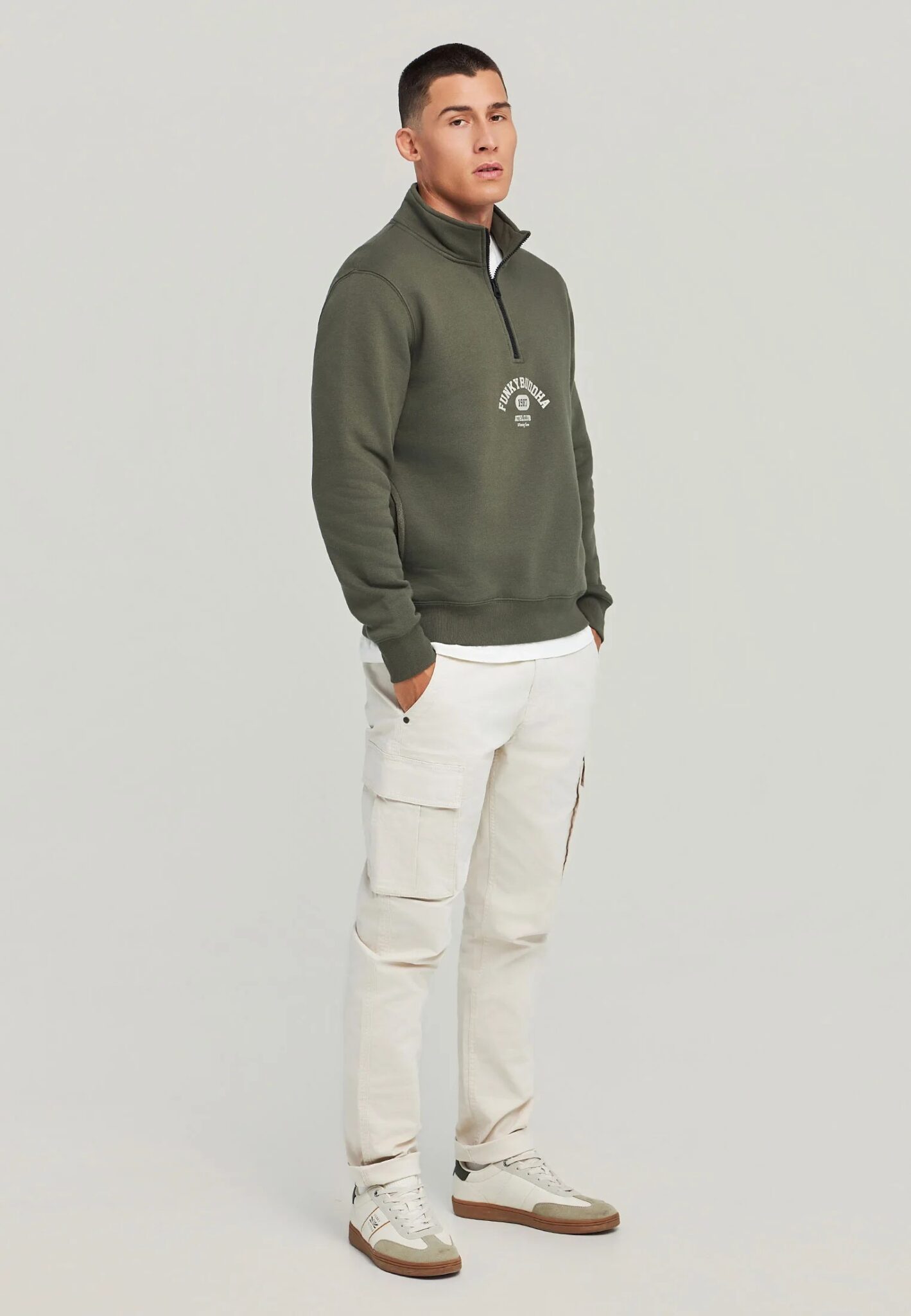 FUNKY BUDDHA ΑΝΔΡΙΚΌ ΠΛΕΚΤΌ ΜΕ ΦΕΡΜΟΥΆΡ | BLACK