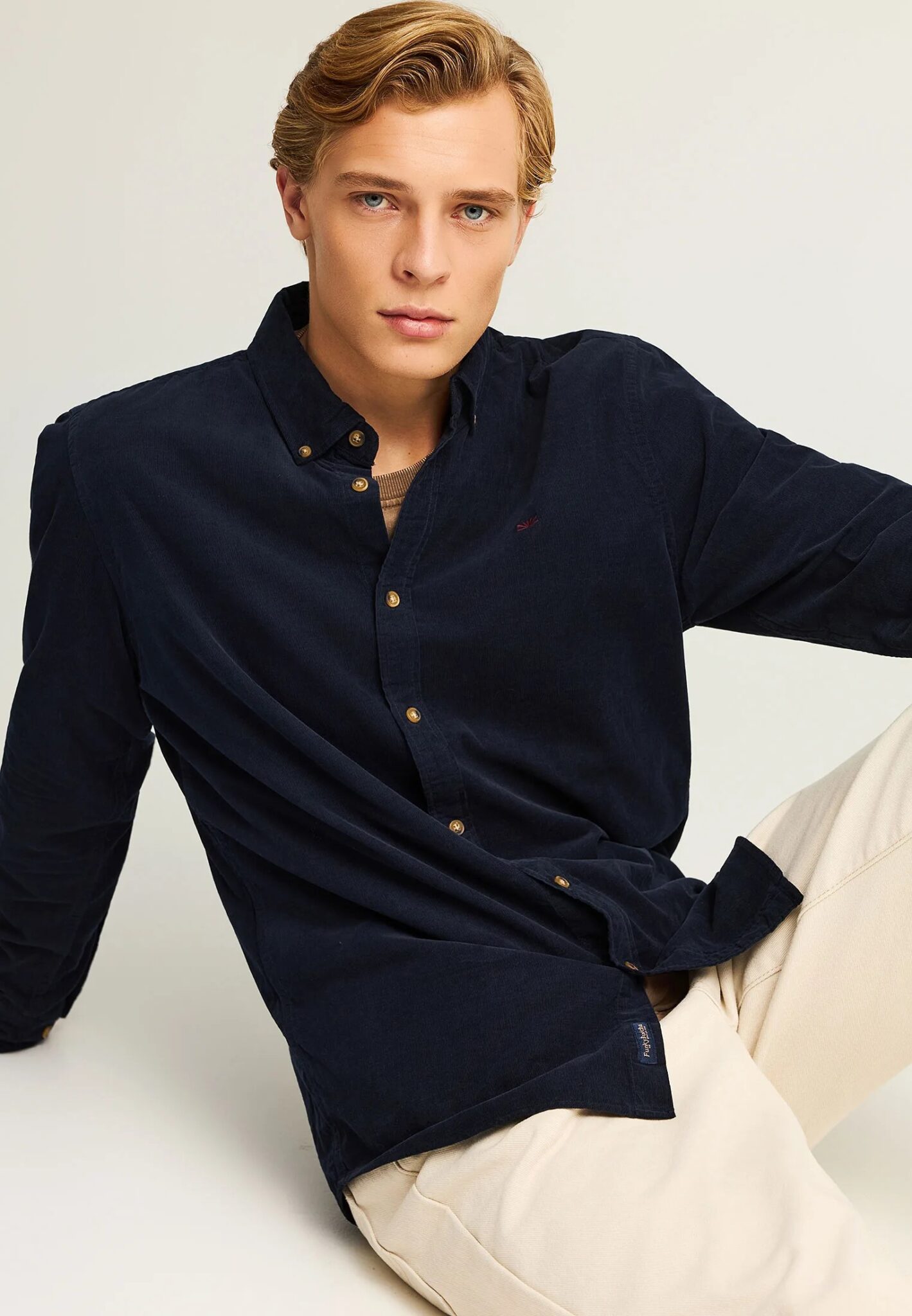 FUNKY BUDDHA ΑΝΔΡΙΚΌ ΠΟΥΚΆΜΙΣΟ BASIC | DARK BLUE FUNKY BUDDHA ΑΝΔΡΙΚΌ ΠΟΥΚΆΜΙΣΟ BASIC | DARK BLUE