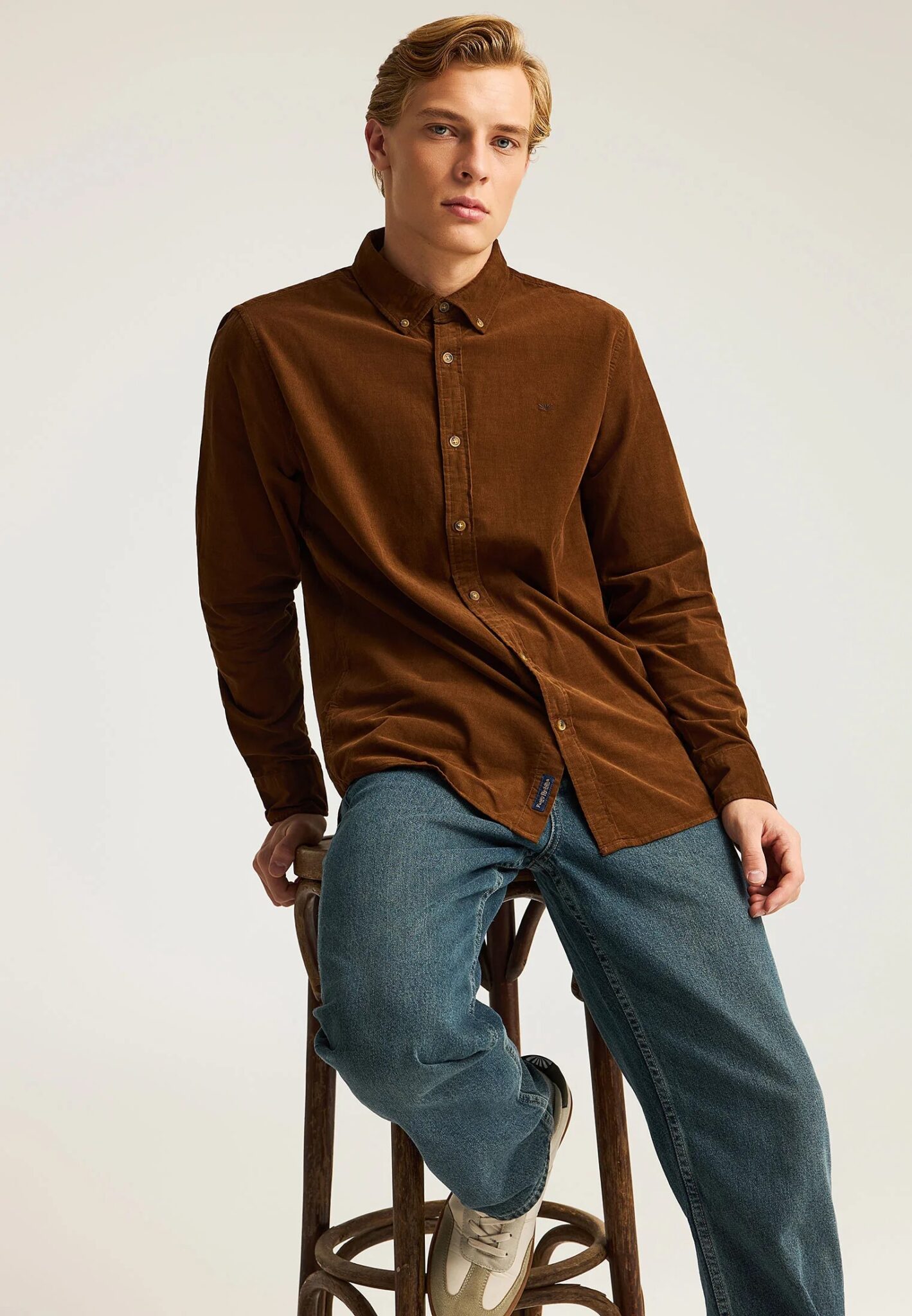 FUNKY BUDDHA ΑΝΔΡΙΚΌ ΠΟΥΚΆΜΙΣΟ BASIC | BROWN FUNKY BUDDHA ΑΝΔΡΙΚΌ ΠΟΥΚΆΜΙΣΟ BASIC | BROWN