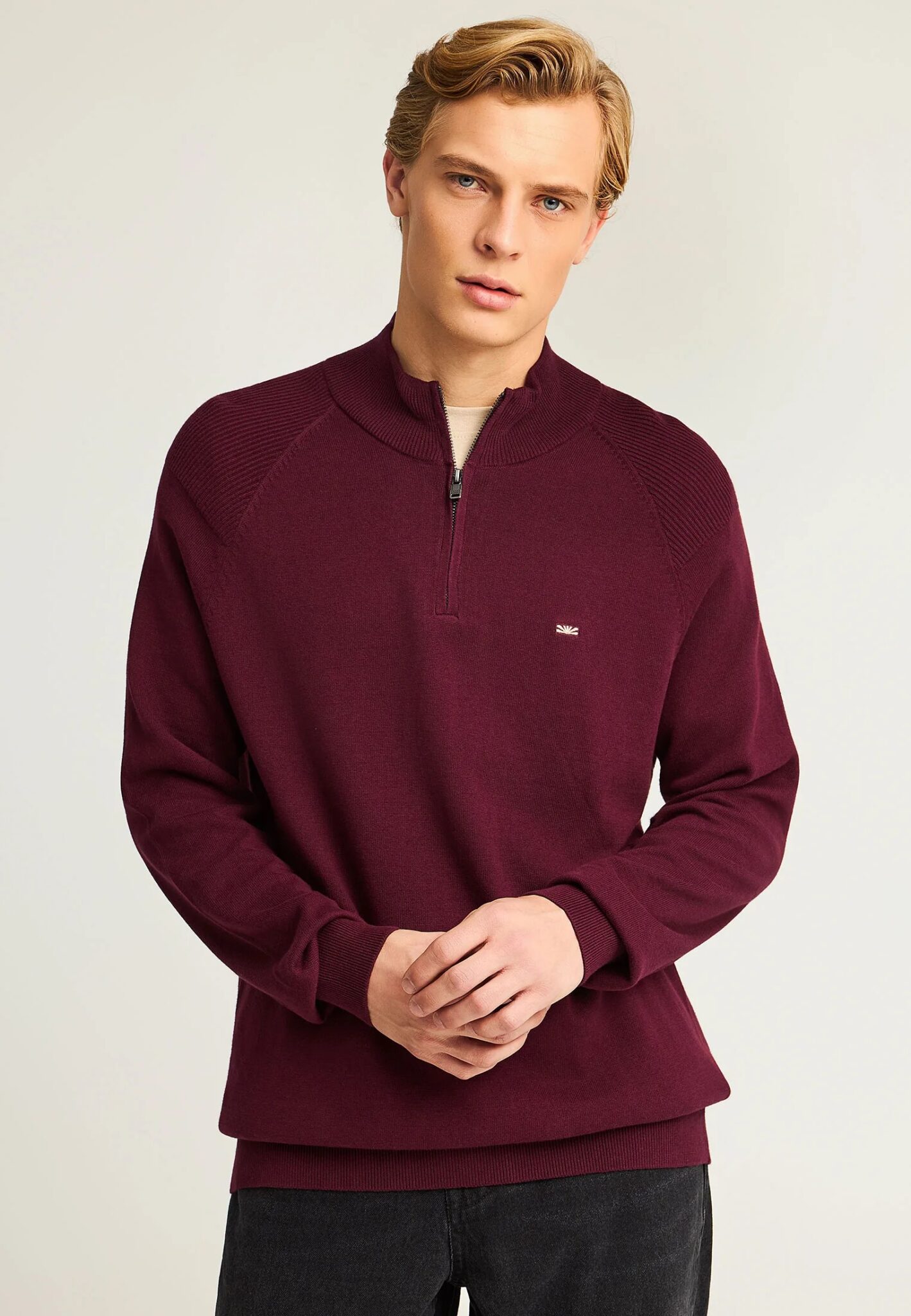 FUNKY BUDDHA ΑΝΔΡΙΚΌ ΠΛΕΚΤΌ ΜΕ ΛΑΙΜΌΚΟΨΗ | BEIGE