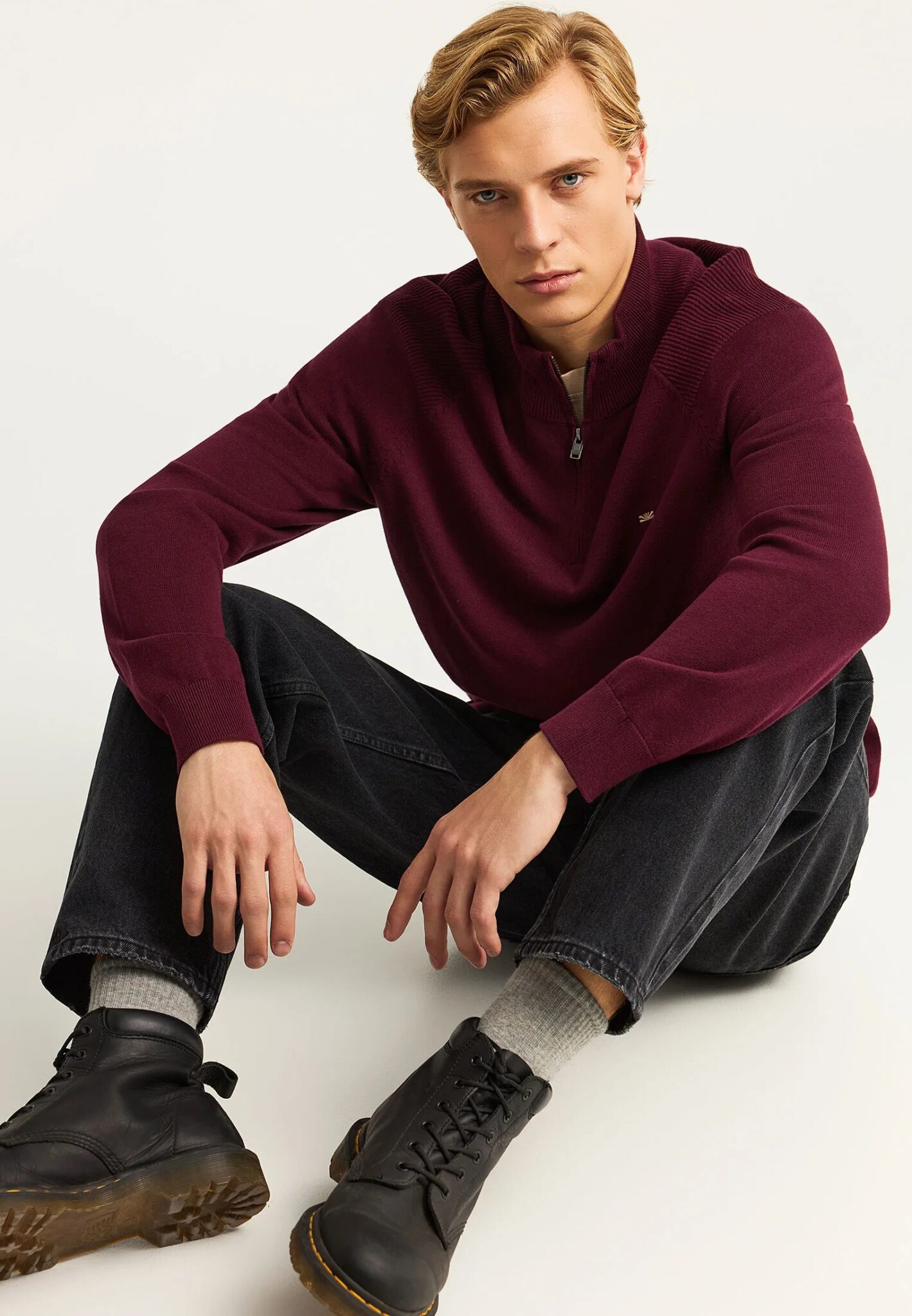 FUNKY BUDDHA ΑΝΔΡΙΚΌ ΠΛΕΚΤΌ ΜΕ ΛΑΙΜΌΚΟΨΗ | BEIGE