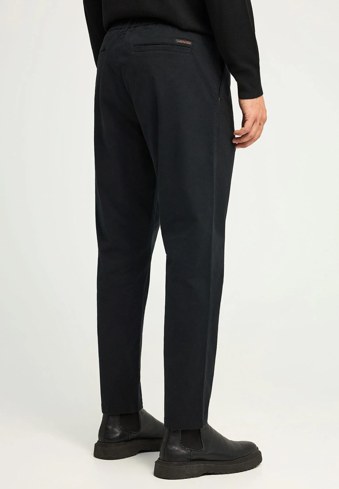 FUNKY BUDDHA ΑΝΔΡΙΚΌ ΠΑΝΤΕΛΌΝΙ CHINO | BLACK FUNKY BUDDHA ΑΝΔΡΙΚΌ ΠΑΝΤΕΛΌΝΙ CHINO | BLACK