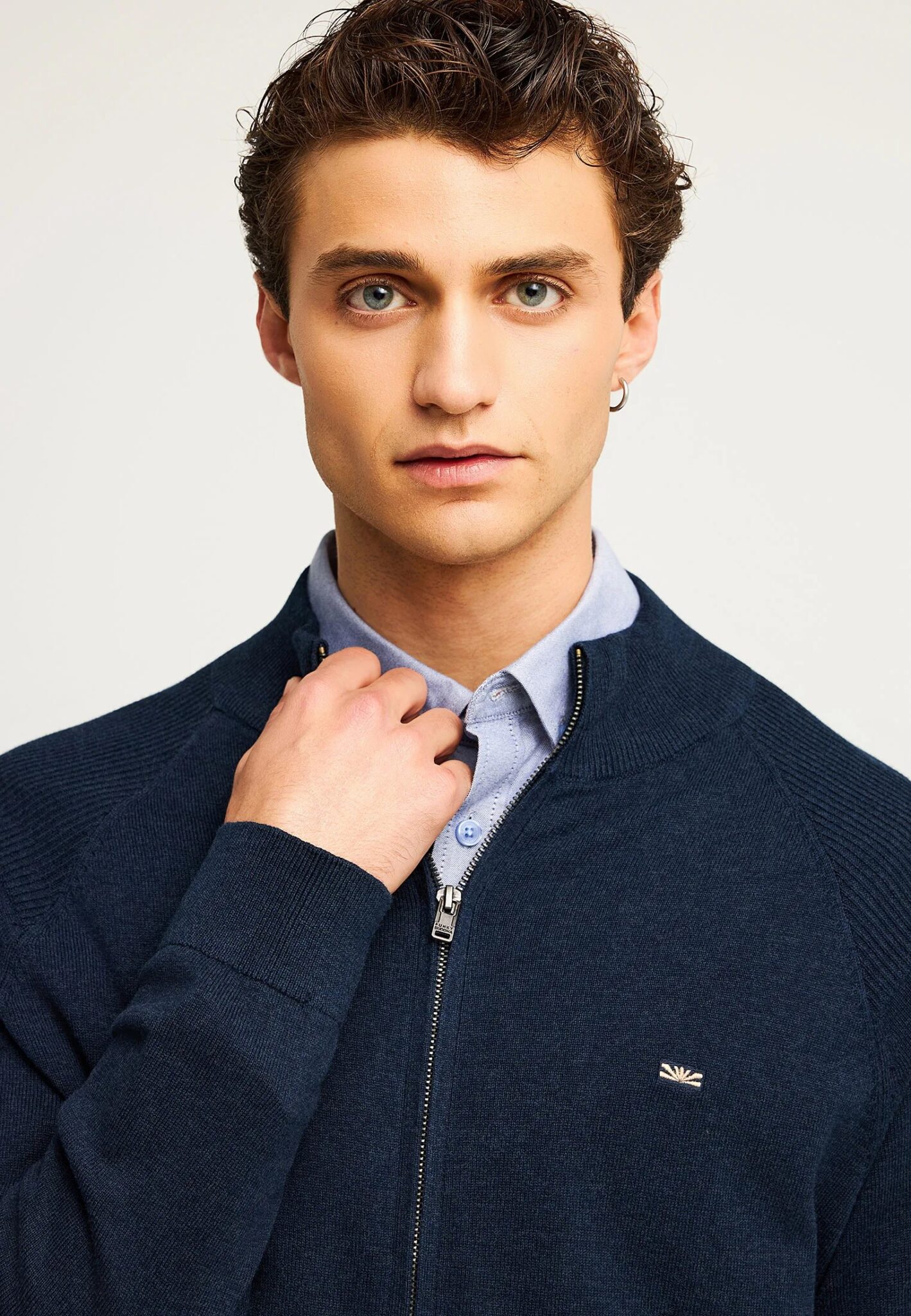 FUNKY BUDDHA ΑΝΔΡΙΚΉ ΠΛΕΚΤΉ ΖΑΚΈΤΑ | DARK BLUE FUNKY BUDDHA ΑΝΔΡΙΚΉ ΠΛΕΚΤΉ ΖΑΚΈΤΑ | DARK BLUE