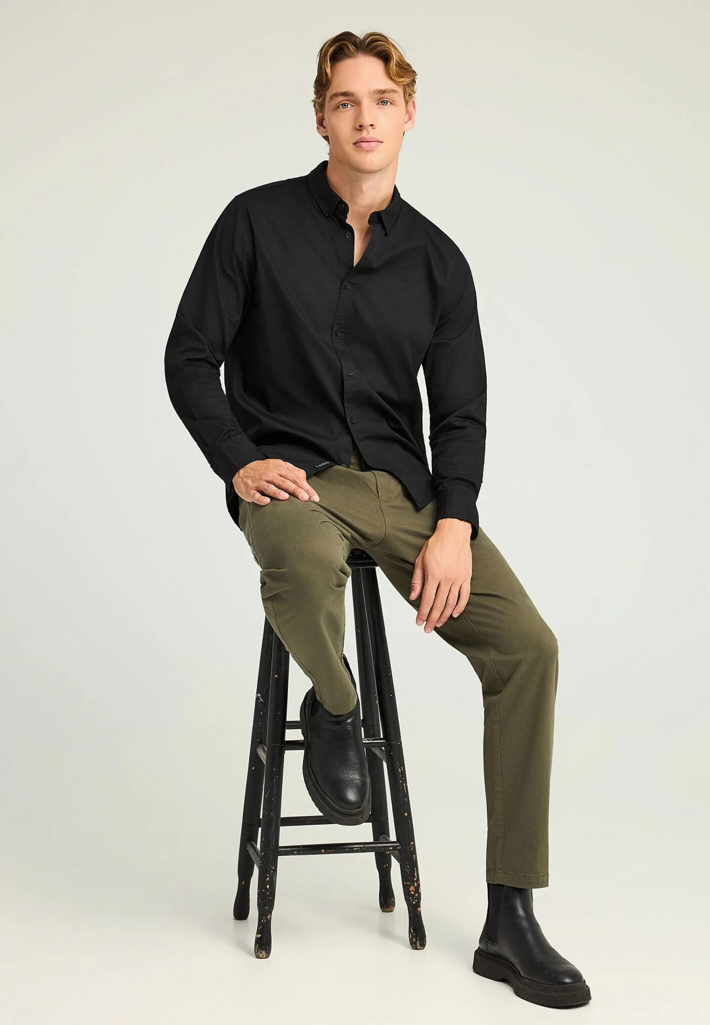 FUNKY BUDDHA ΑΝΔΡΙΚΌ ΠΑΝΤΕΛΌΝΙ CARGO | DARK GREY