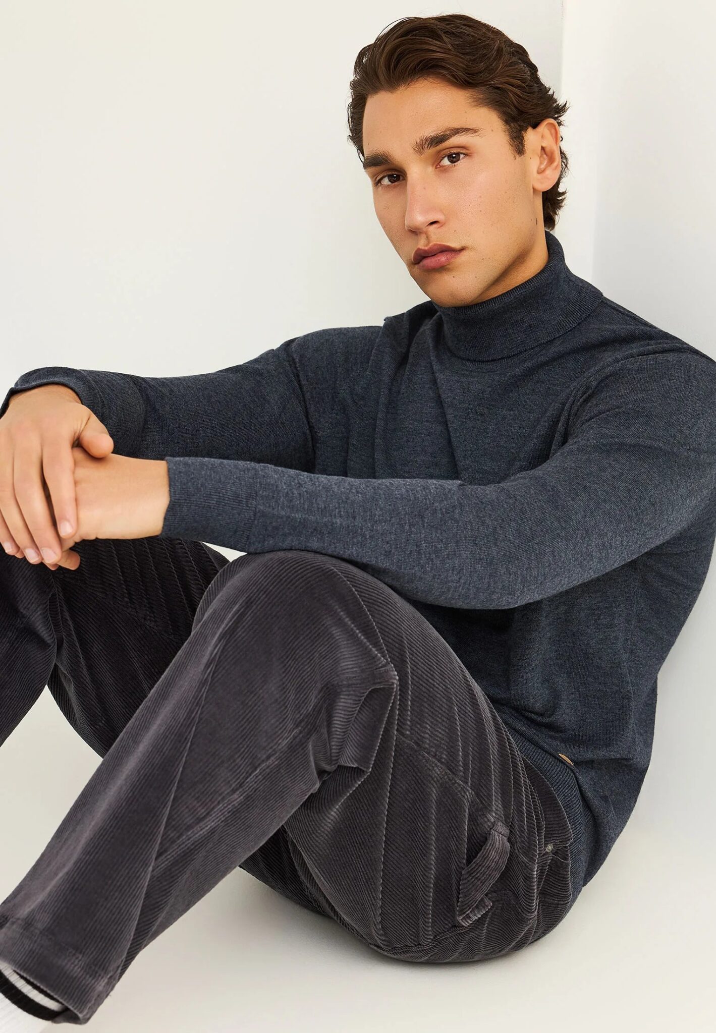 FUNKY BUDDHA ΑΝΔΡΙΚΌ ΠΛΕΚΤΌ ΜΕ ΨΗΛΌ ΛΑΙΜΌ | DARK BLUE FUNKY BUDDHA ΑΝΔΡΙΚΌ ΠΛΕΚΤΌ ΜΕ ΨΗΛΌ ΛΑΙΜΌ | DARK BLUE