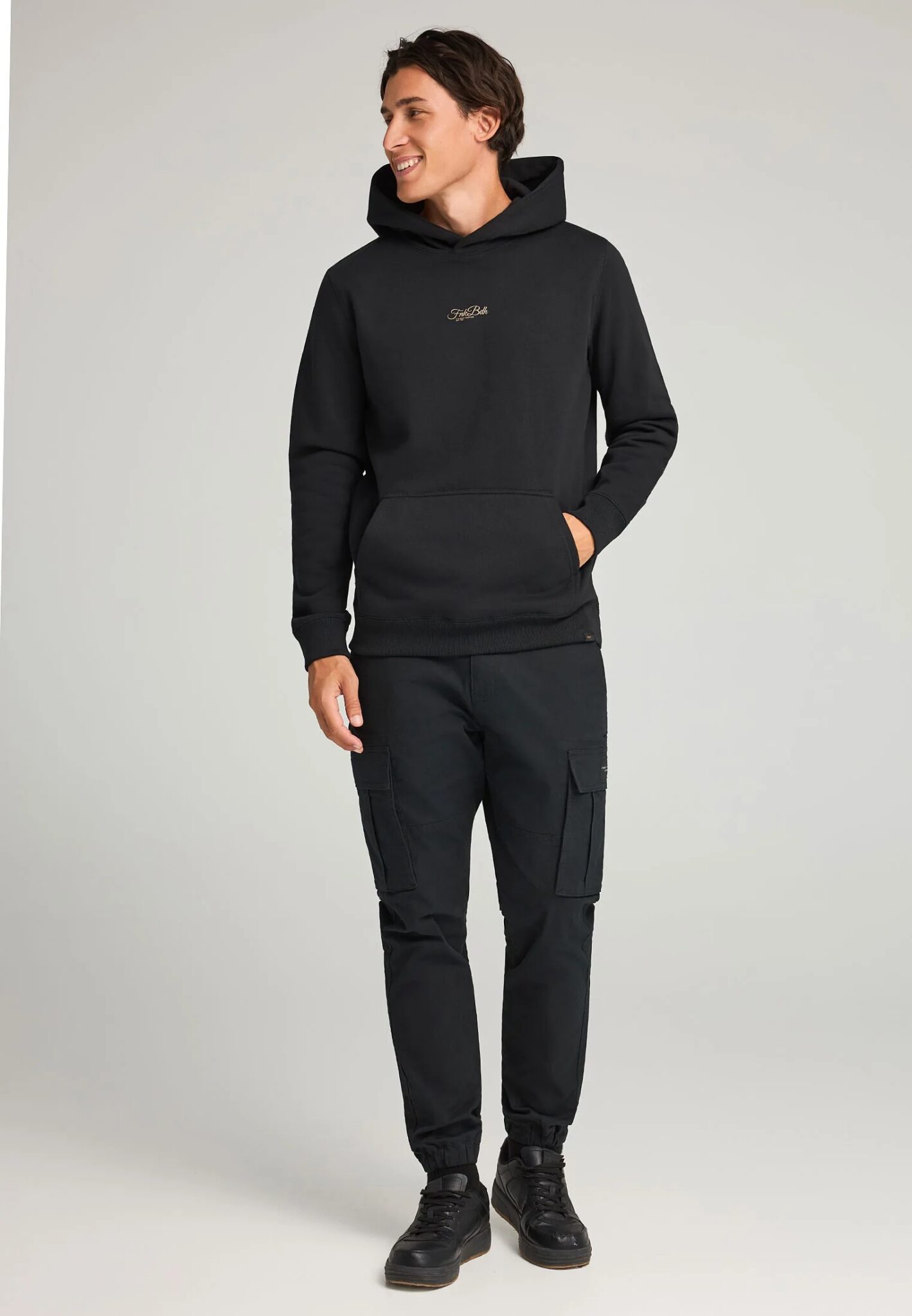 FUNKY BUDDHA ΑΝΔΡΙΚΌ ΠΑΝΤΕΛΌΝΙ CARGO | DARK GREY