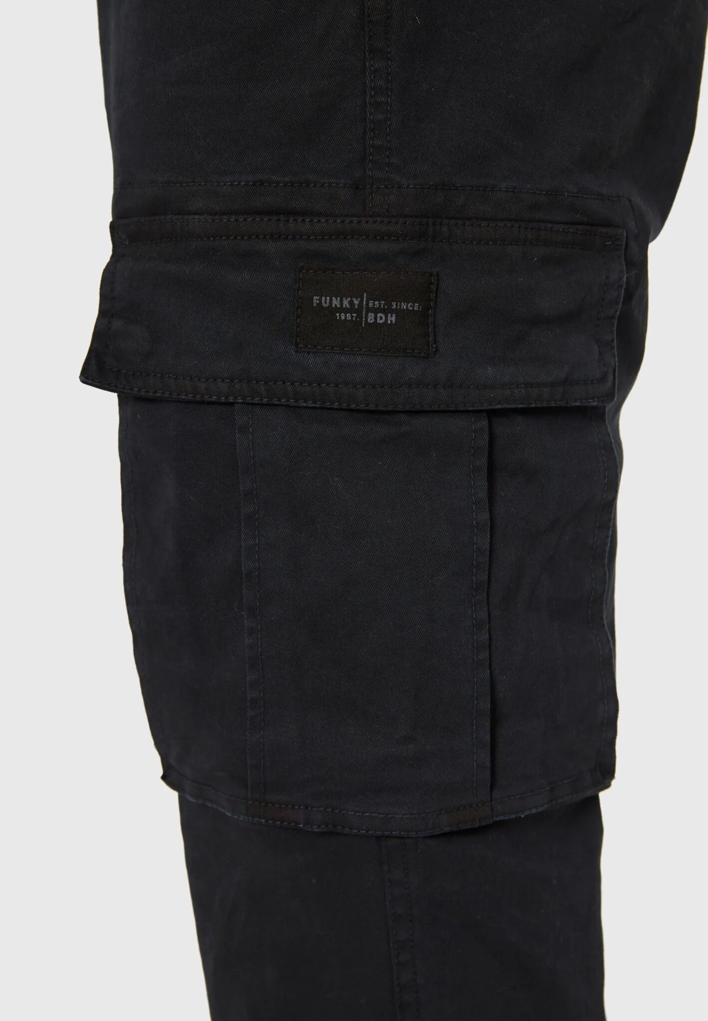 FUNKY BUDDHA ΑΝΔΡΙΚΌ ΠΑΝΤΕΛΌΝΙ CARGO | BLACK FUNKY BUDDHA ΑΝΔΡΙΚΌ ΠΑΝΤΕΛΌΝΙ CARGO | BLACK