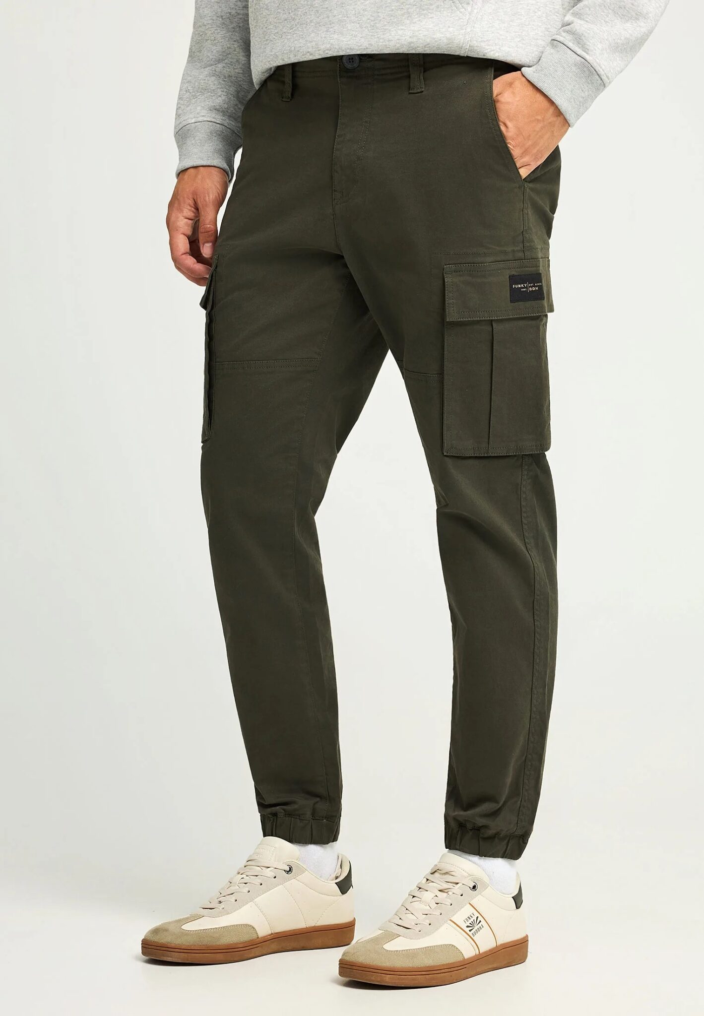 FUNKY BUDDHA ΑΝΔΡΙΚΌ ΠΑΝΤΕΛΌΝΙ CARGO | DARK GREEN FUNKY BUDDHA ΑΝΔΡΙΚΌ ΠΑΝΤΕΛΌΝΙ CARGO | DARK GREEN