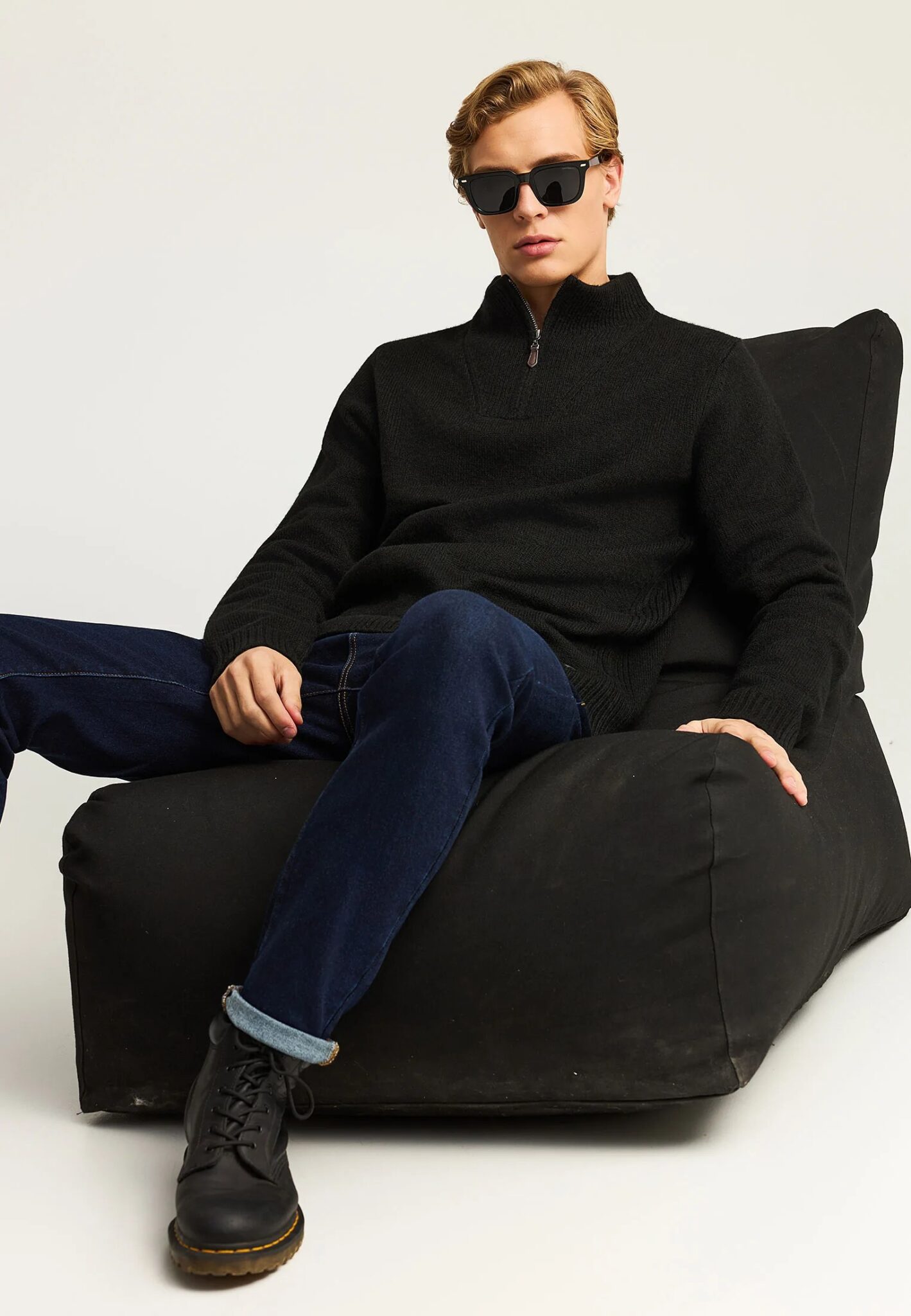 FUNKY BUDDHA ΑΝΔΡΙΚΌ ΠΛΕΚΤΌ ΜΕ ΛΑΙΜΌΚΟΨΗ | BEIGE