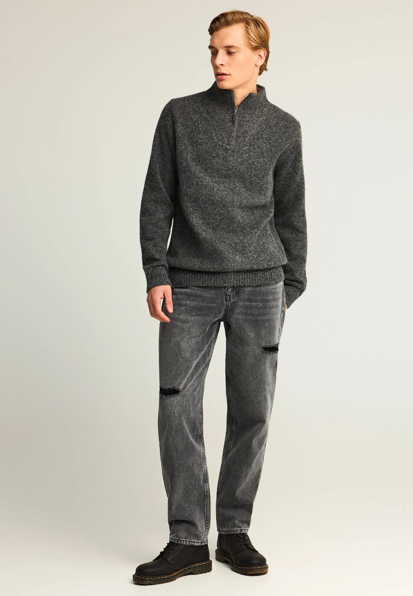 FUNKY BUDDHA ΑΝΔΡΙΚΌ ΠΛΕΚΤΌ ΜΕ ΛΑΙΜΌΚΟΨΗ | BEIGE