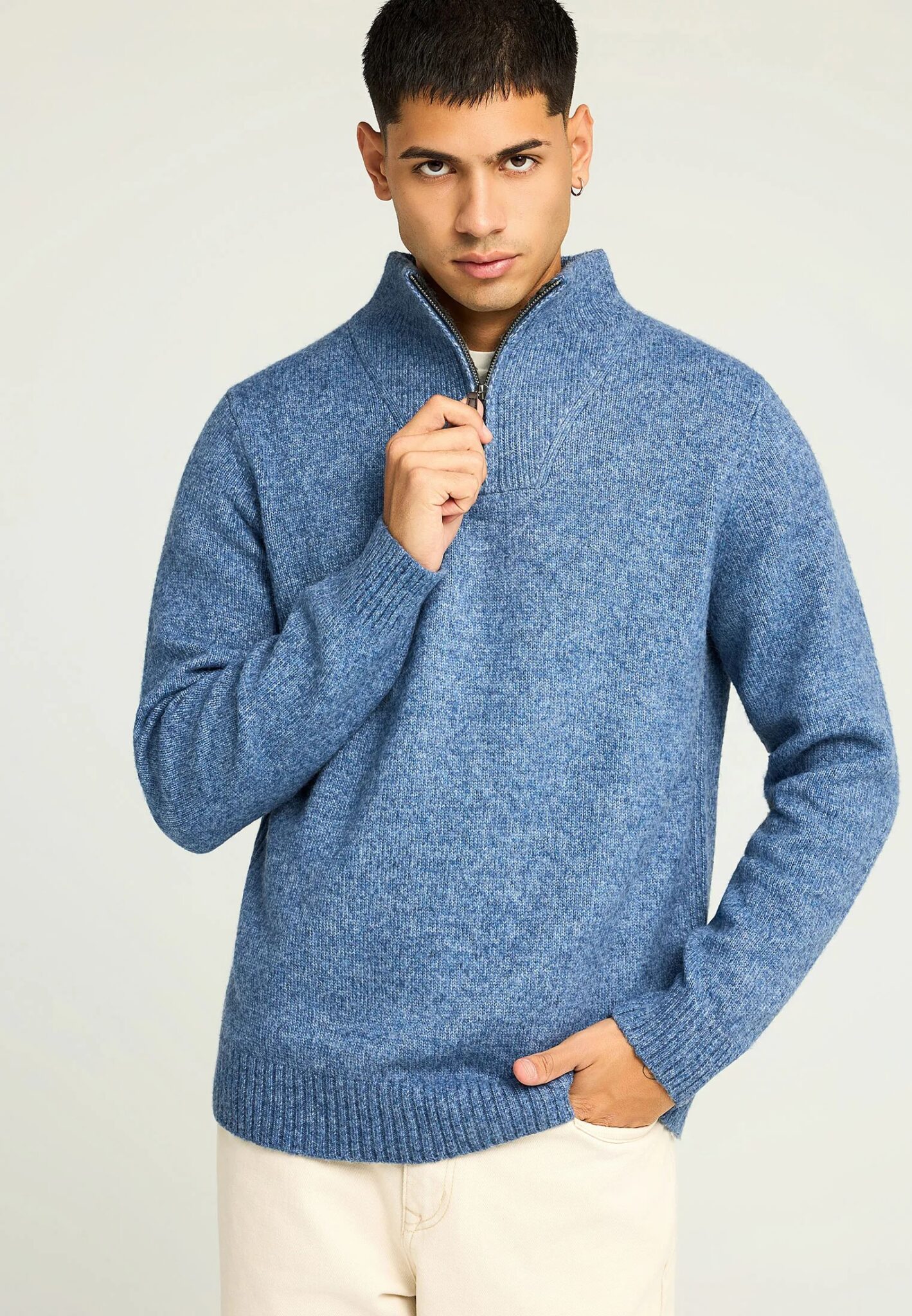 FUNKY BUDDHA ΑΝΔΡΙΚΌ ΠΛΕΚΤΌ ΜΕ ΛΑΙΜΌΚΟΨΗ | BEIGE