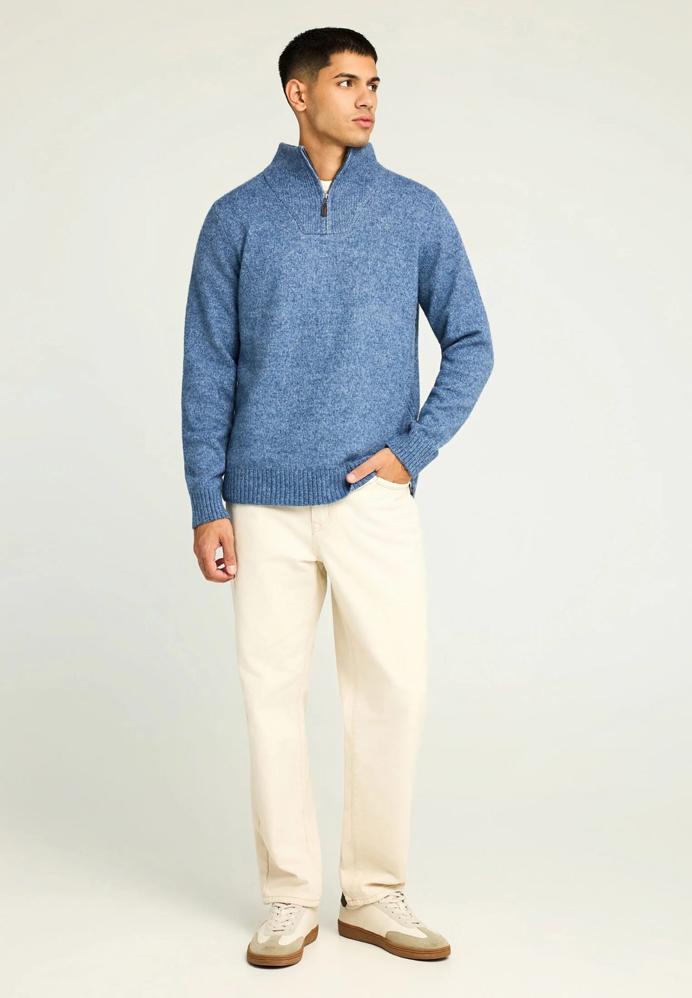 FUNKY BUDDHA ΑΝΔΡΙΚΌ ΠΛΕΚΤΌ ΜΕ ΛΑΙΜΌΚΟΨΗ | BEIGE