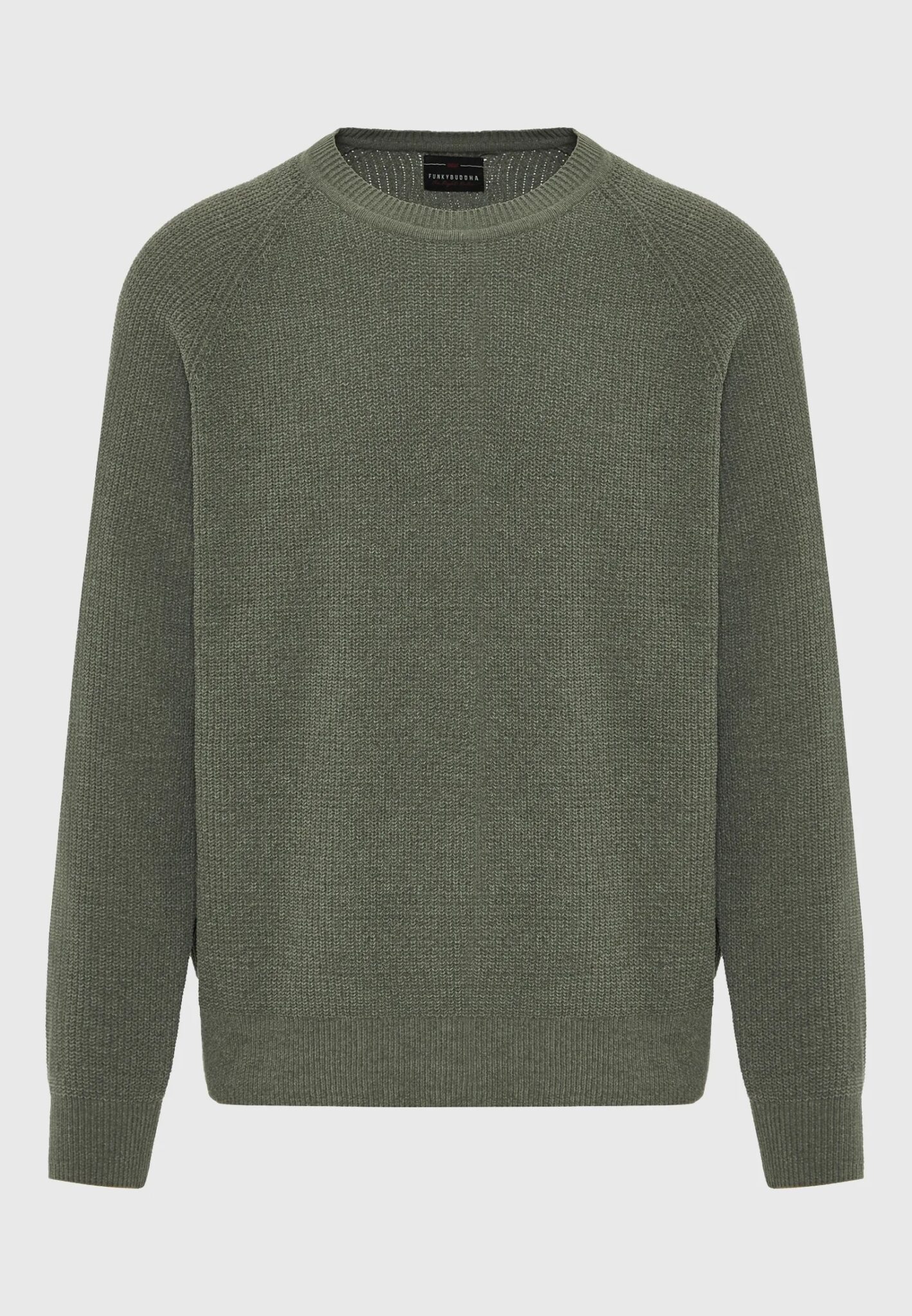 FUNKY BUDDHA ΑΝΔΡΙΚΌ ΠΛΕΚΤΌ ΜΕ ΛΑΙΜΌΚΟΨΗ | DARK GREY FUNKY BUDDHA ΑΝΔΡΙΚΌ ΠΛΕΚΤΌ ΜΕ ΛΑΙΜΌΚΟΨΗ | DARK GREY