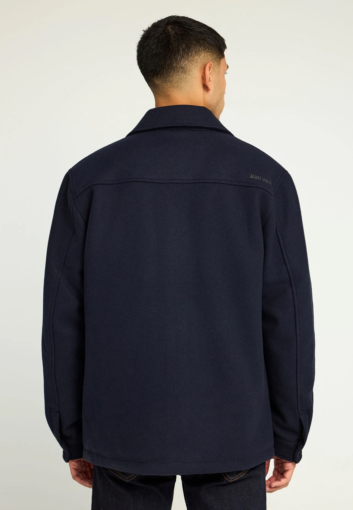 FUNKY BUDDHA ΑΝΔΡΙΚΌ ΤΖΆΚΕΤ CASUAL | DARK BLUE FUNKY BUDDHA ΑΝΔΡΙΚΌ ΤΖΆΚΕΤ CASUAL | DARK BLUE