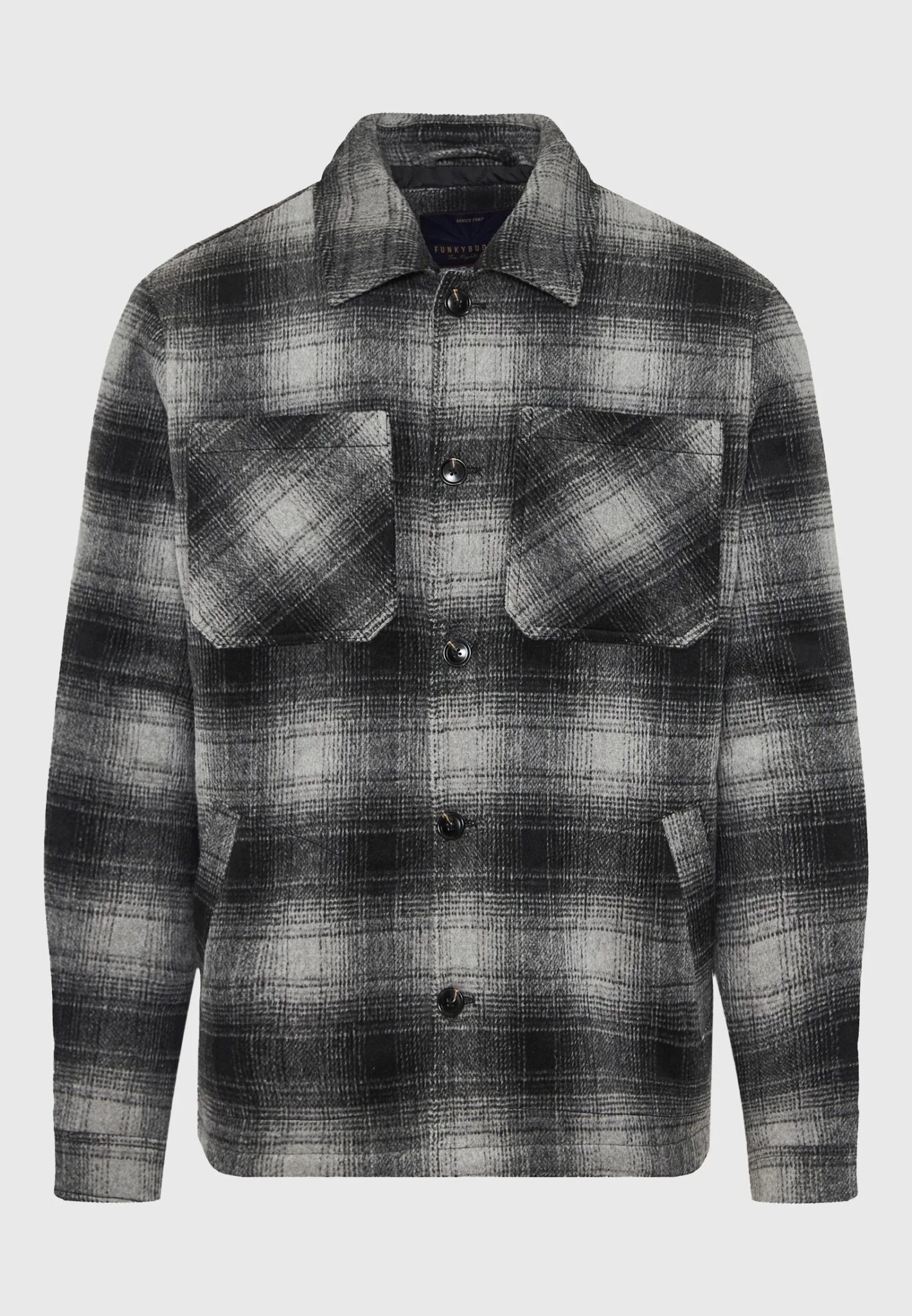 FUNKY BUDDHA ΑΝΔΡΙΚΌ ΤΖΆΚΕΤ CASUAL | DARK GREY FUNKY BUDDHA ΑΝΔΡΙΚΌ ΤΖΆΚΕΤ CASUAL | DARK GREY