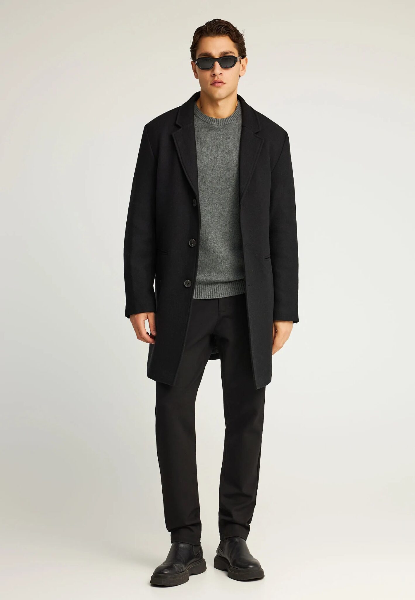 FUNKY BUDDHA ΑΝΔΡΙΚΌ ΠΑΛΤΌ | BLACK FUNKY BUDDHA ΑΝΔΡΙΚΌ ΠΑΛΤΌ | BLACK