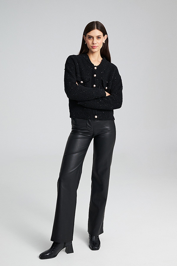 MIND MATTER CARMINE TROUSERS | BLACK