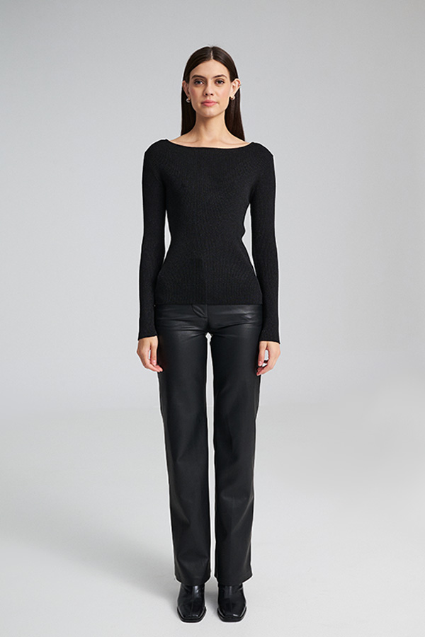 MIND MATTER CARMINE TROUSERS | BLACK