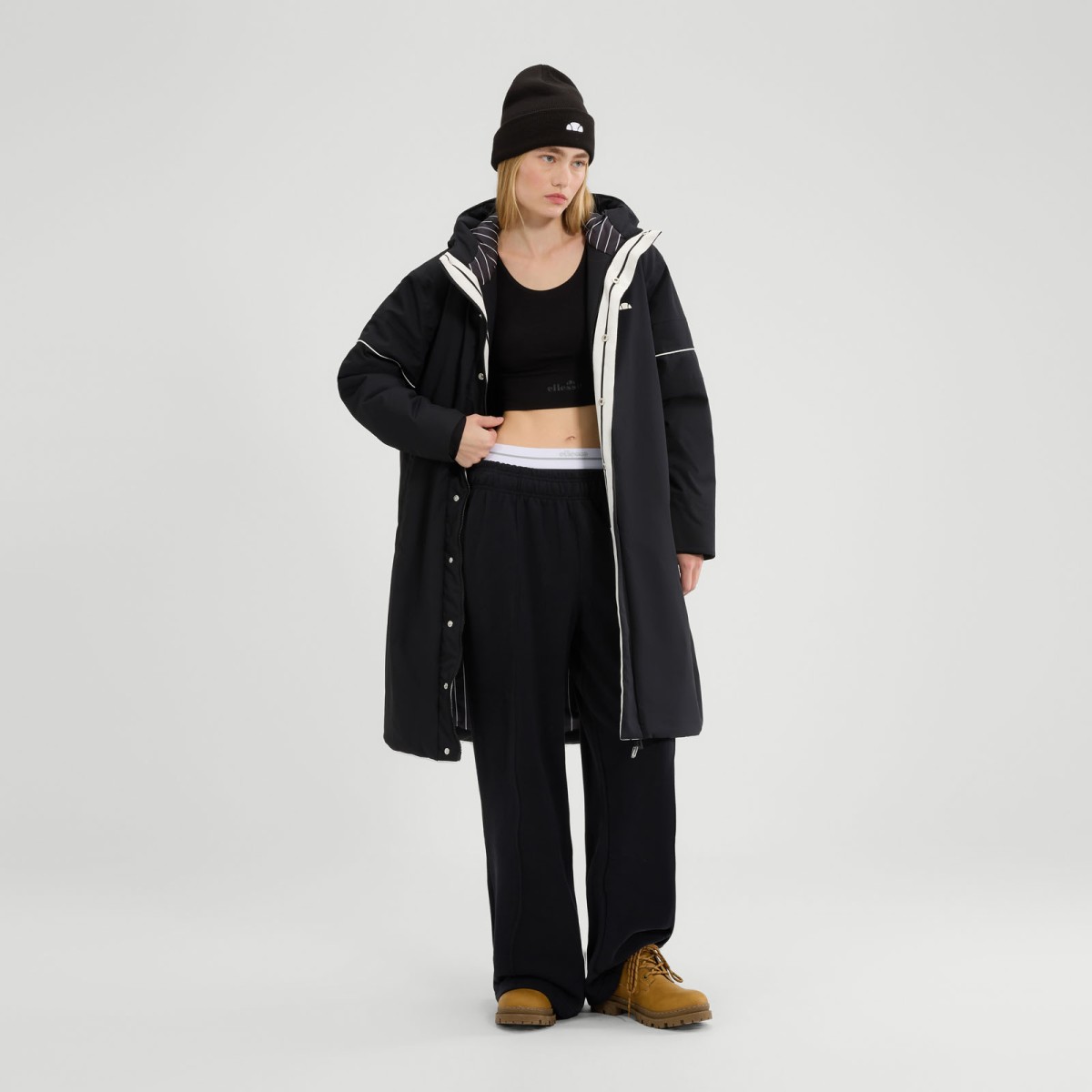 GUESS JEANS QUILTED PUFFER JACKET ΜΠΟΥΦΑΝ ΓΥΝΑΙΚΕΙΟ | KHAKI