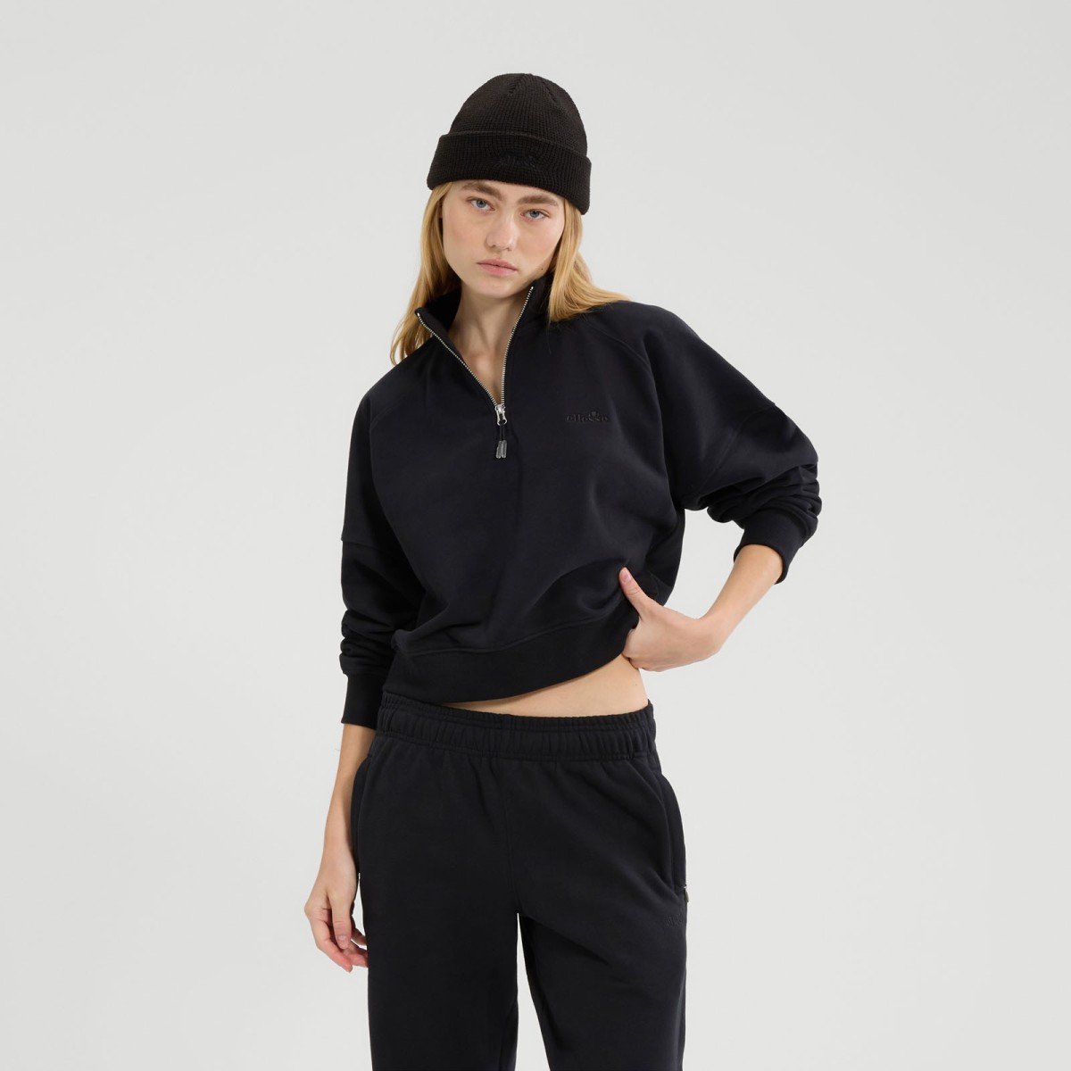 GUESS JEANS RACKET PIECED SWEAT ΦΟΥΤΕΡ ΓΥΝΑΙΚΕΙΟ | GREY