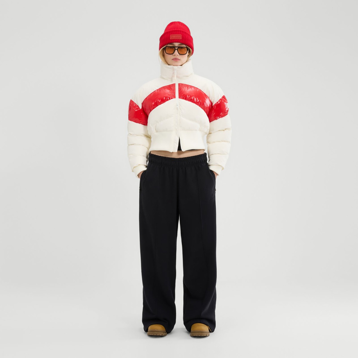 GUESS JEANS QUILTED PUFFER JACKET ΜΠΟΥΦΑΝ ΓΥΝΑΙΚΕΙΟ | KHAKI