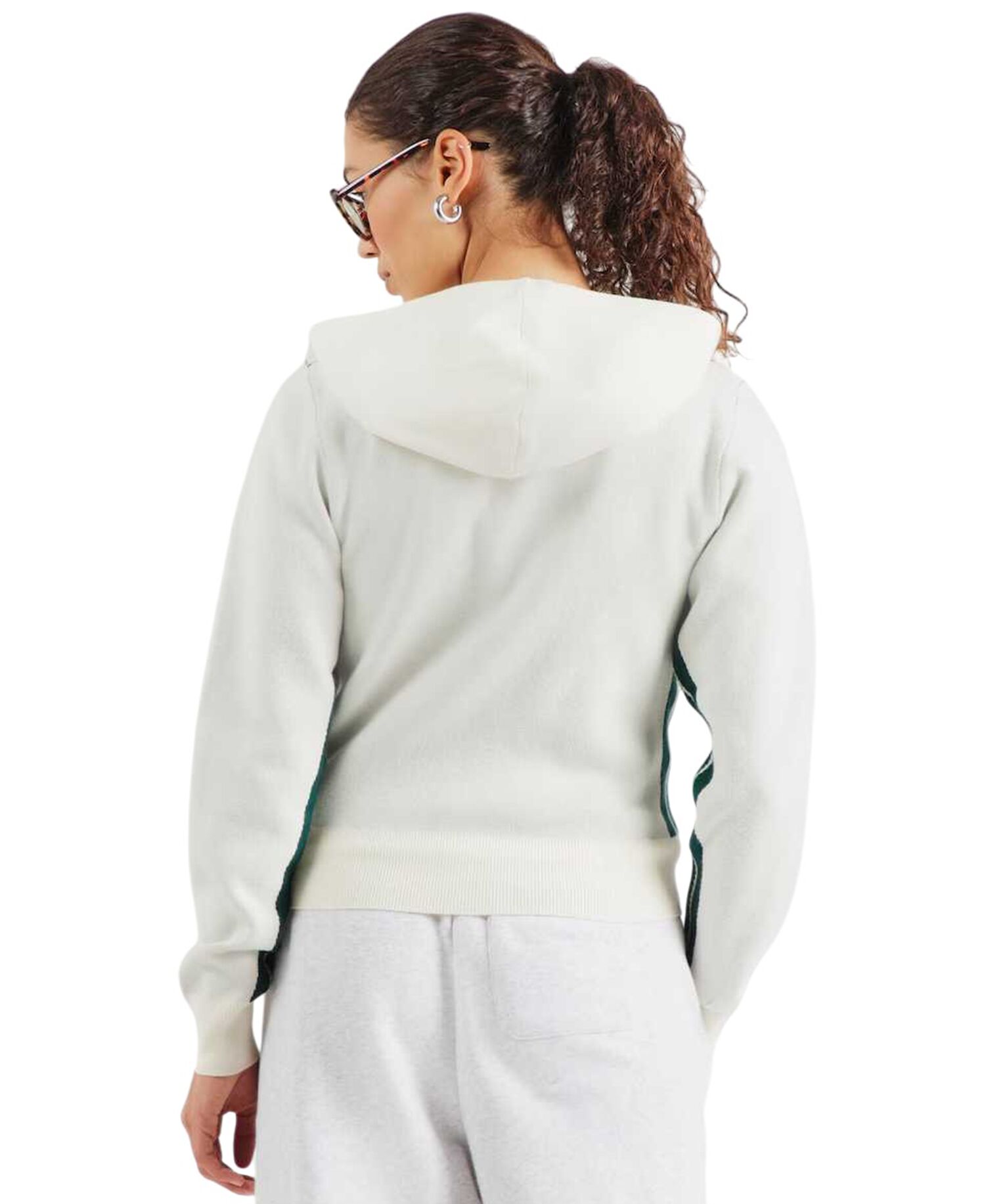 GUESS JEANS RACKET PIECED SWEAT ΦΟΥΤΕΡ ΓΥΝΑΙΚΕΙΟ | GREY