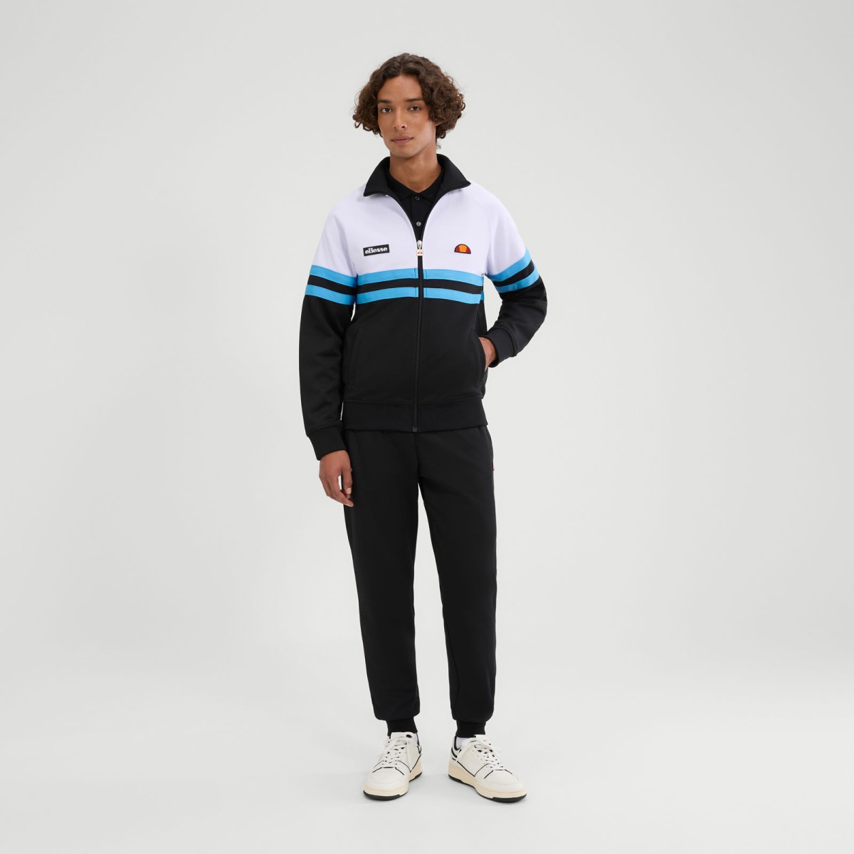 ELLESSE MENS CLASSICS RIMINI TRACK JACKET ΜΠΟΥΦΑΝ ΑΝΔΡΙΚΟ | BLACK ELLESSE MENS CLASSICS RIMINI TRACK JACKET ΜΠΟΥΦΑΝ ΑΝΔΡΙΚΟ | BLACK