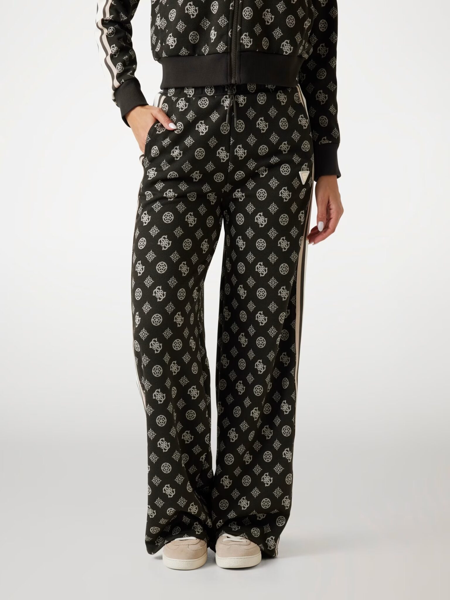 GUESS SILVANA 2 COMP MINI TOTE ΤΣΑΝΤΑ ΓΥΝΑΙΚΕΙΟ | BLACK