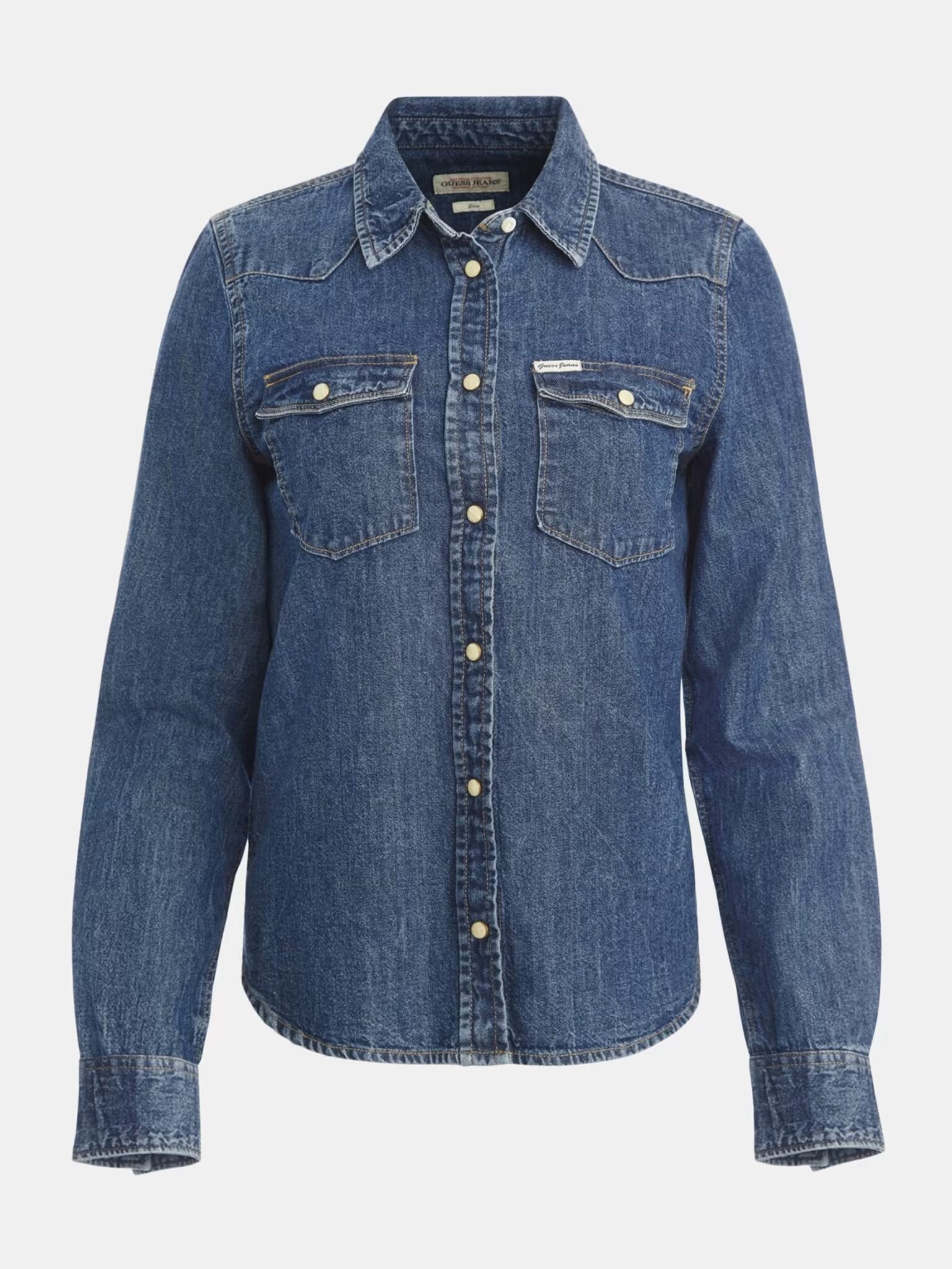 GUESS JEANS SLIM LS DENIM SHIRT ΠΟΥΚΑΜΙΣΟ ΓΥΝΑΙΚΕΙΟ | DENIM GUESS JEANS SLIM LS DENIM SHIRT ΠΟΥΚΑΜΙΣΟ ΓΥΝΑΙΚΕΙΟ | DENIM