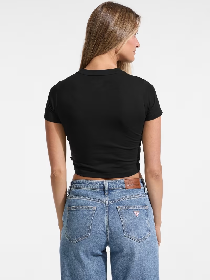 GUESS JEANS ZIPPED INTARSIA SWTR ΠΛΕΚΤΟ ΓΥΝΑΙΚΕΙΟ | GREY