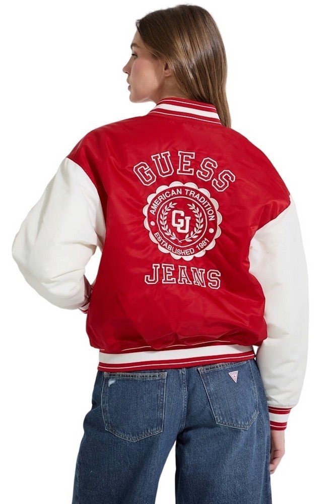 GUESS JEANS ZIPPED INTARSIA SWTR ΠΛΕΚΤΟ ΓΥΝΑΙΚΕΙΟ | GREY