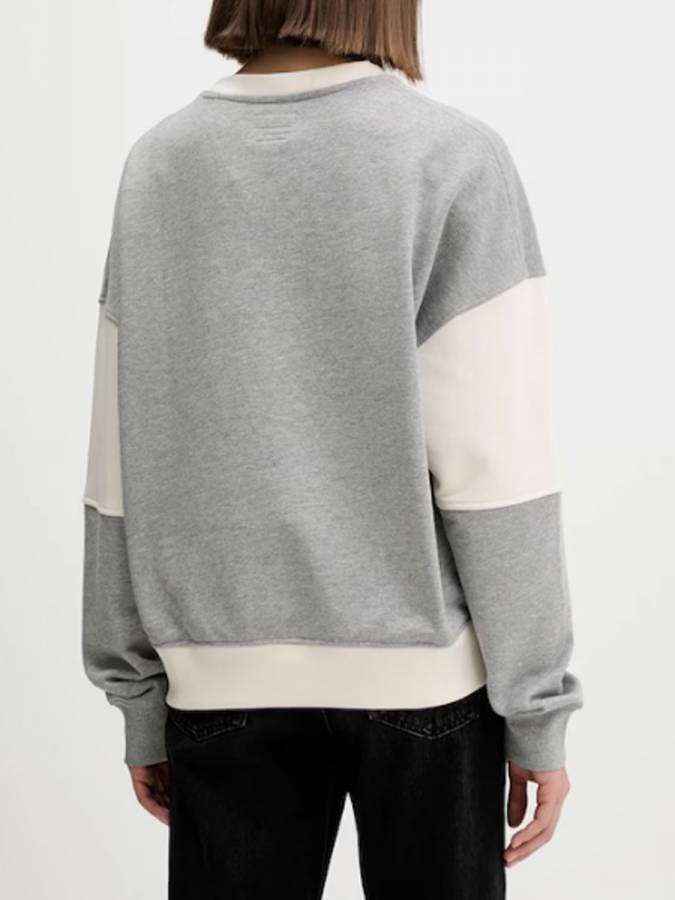 GUESS JEANS RACKET PIECED SWEAT ΦΟΥΤΕΡ ΓΥΝΑΙΚΕΙΟ | GREY