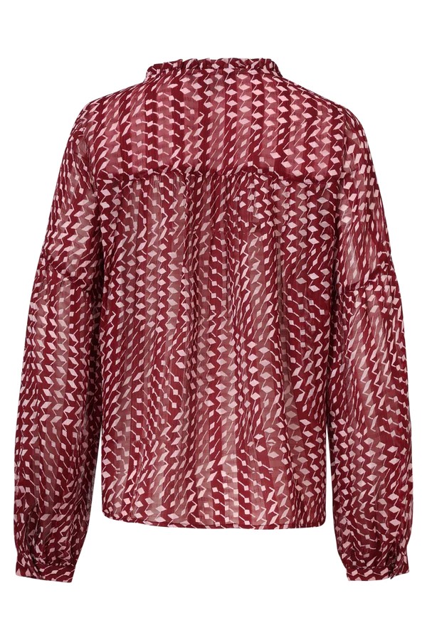 RINO & PELLE ΜΠΛΟΥΖΑ 25707 SMASHED LEMON | BORDEAUX RINO & PELLE ΜΠΛΟΥΖΑ 25707 SMASHED LEMON | BORDEAUX