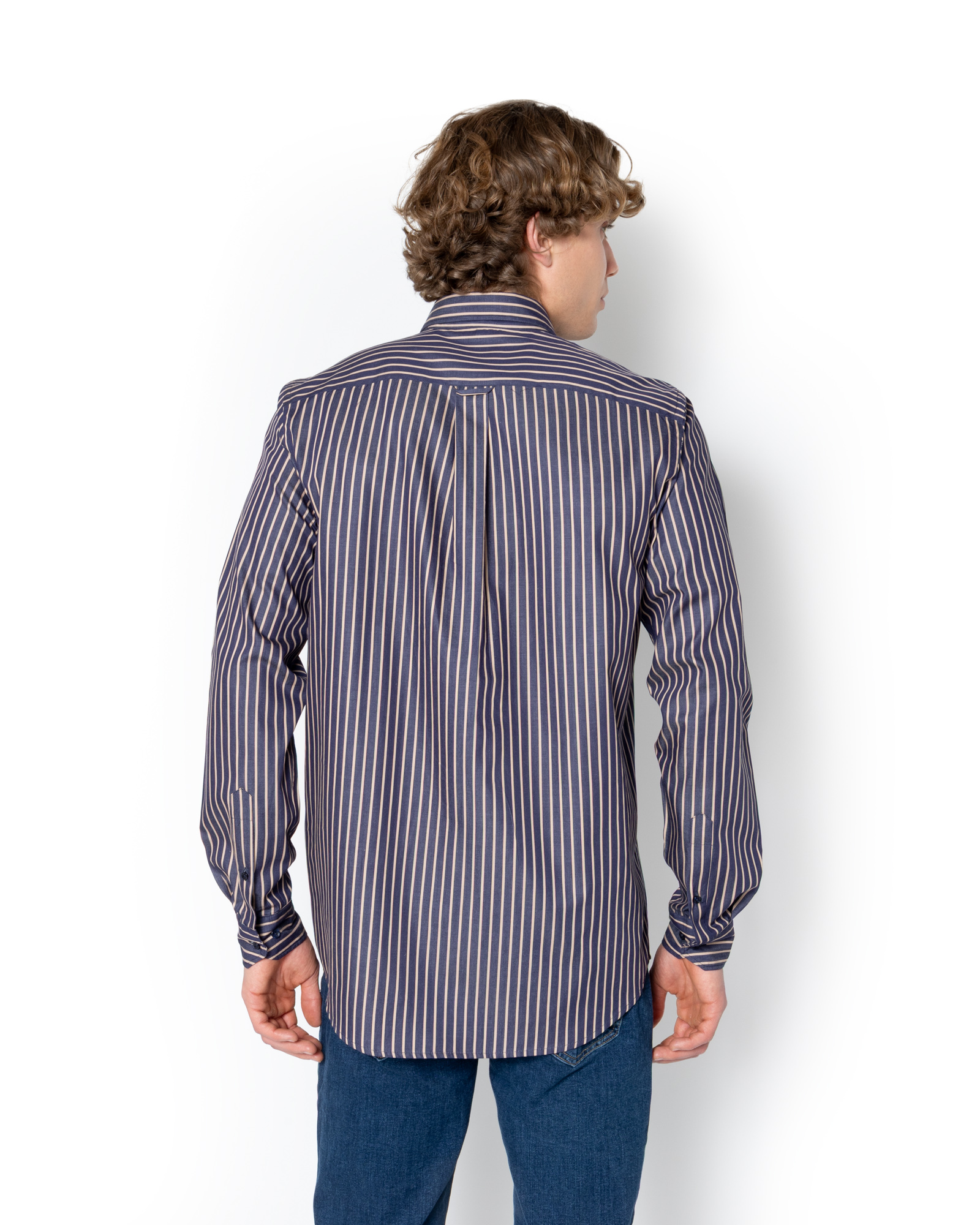 THE BOSTONIANS ΠΟΥΚΑΜΙΣΟ ACORN TWILL 3AAS4885-71 | DARK BLUE THE BOSTONIANS ΠΟΥΚΑΜΙΣΟ ACORN TWILL 3AAS4885-71 | DARK BLUE