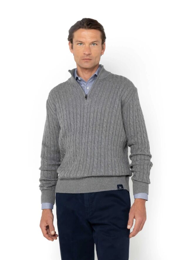 THE BOSTONIANS ΠΛΕΚΤΟ ΒΑΜΒΑΚΕΡΟ REGULAR FIT 3MO1112-71 | GREY THE BOSTONIANS ΠΛΕΚΤΟ ΒΑΜΒΑΚΕΡΟ REGULAR FIT 3MO1112-71 | GREY