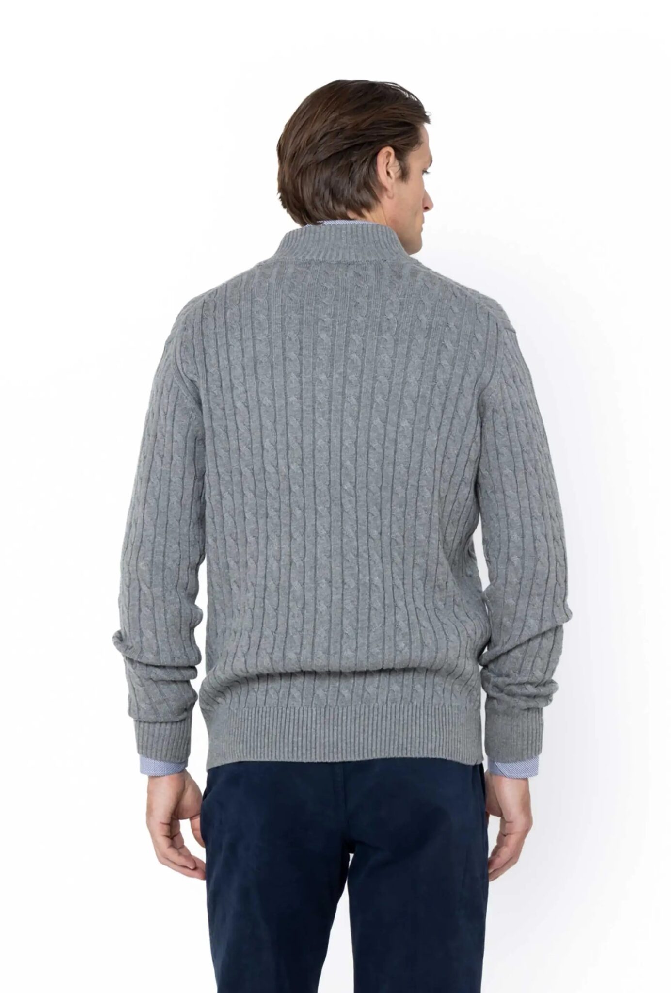 THE BOSTONIANS ΠΛΕΚΤΟ ΒΑΜΒΑΚΕΡΟ REGULAR FIT 3MO1112-71 | GREY THE BOSTONIANS ΠΛΕΚΤΟ ΒΑΜΒΑΚΕΡΟ REGULAR FIT 3MO1112-71 | GREY