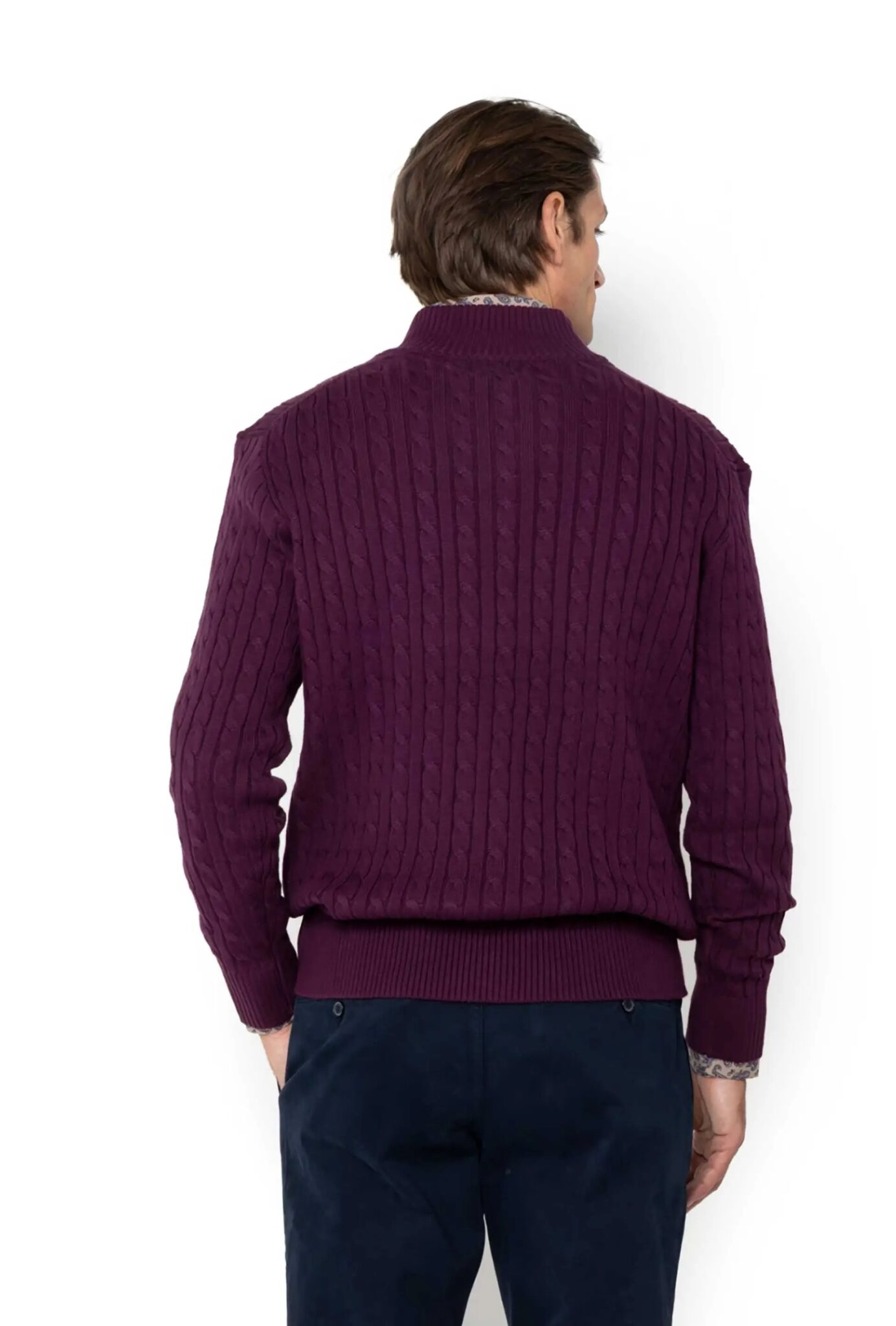 THE BOSTONIANS ΠΛΕΚΤΟ ΒΑΜΒΑΚΕΡΟ REGULAR FIT 3MO1112-71 | PURPLE THE BOSTONIANS ΠΛΕΚΤΟ ΒΑΜΒΑΚΕΡΟ REGULAR FIT 3MO1112-71 | PURPLE