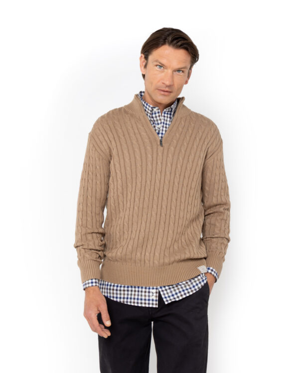 THE BOSTONIANS ΠΛΕΚΤΟ ΒΑΜΒΑΚΕΡΟ REGULAR FIT 3MO1112-71 | CAMEL THE BOSTONIANS ΠΛΕΚΤΟ ΒΑΜΒΑΚΕΡΟ REGULAR FIT 3MO1112-71 | CAMEL