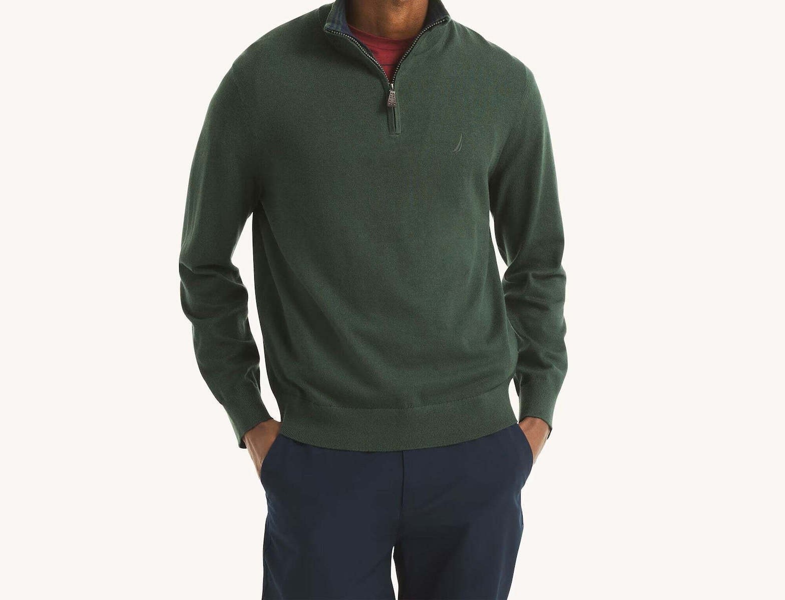 NAUTICA ΜΠΛΟΥΖΑ ΠΛΕΚΤΗ ΜΜ 3NCS57101-71 | DARK GREEN NAUTICA ΜΠΛΟΥΖΑ ΠΛΕΚΤΗ ΜΜ 3NCS57101-71 | DARK GREEN