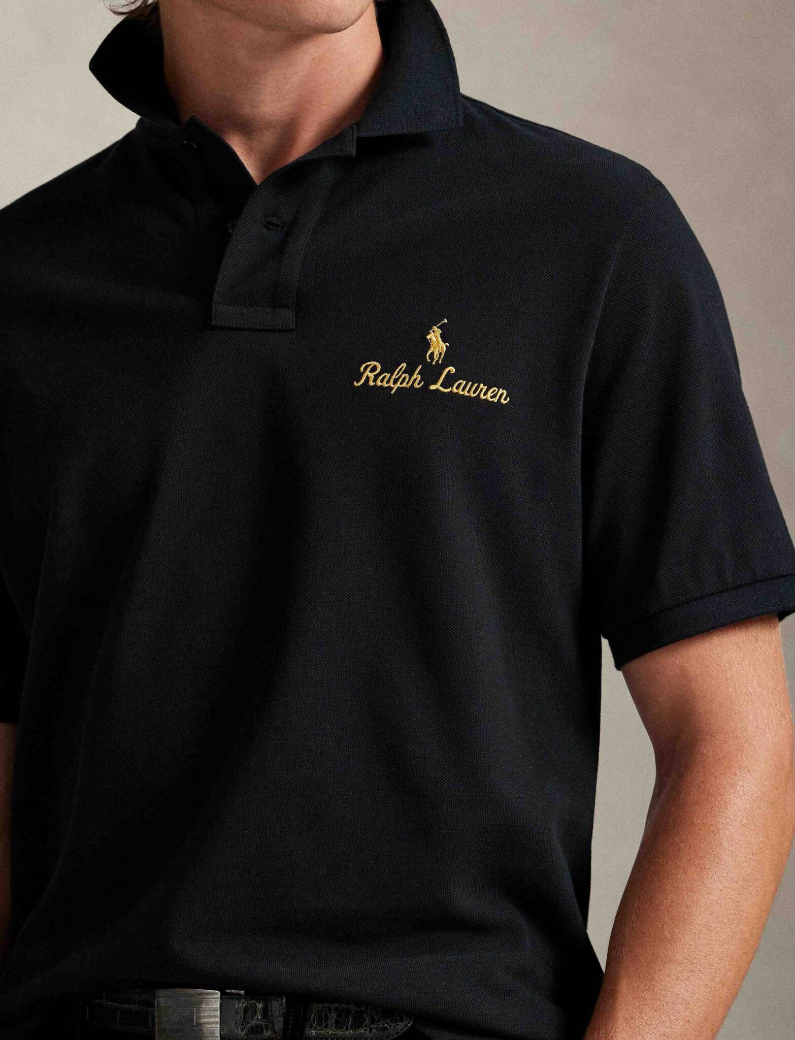 POLO RALPH LAUREN SSKCCLSM4-SHORT SLEEVE-POLO 710981782 | BLACK POLO RALPH LAUREN SSKCCLSM4-SHORT SLEEVE-POLO 710981782 | BLACK